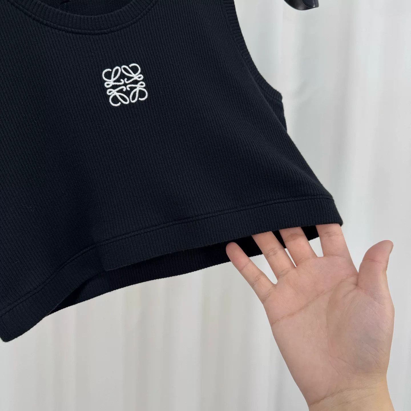 Loewe Loewe Black Embroidered Logo Vest Size M / US 6-8 / IT 42-44 - 4 Thumbnail