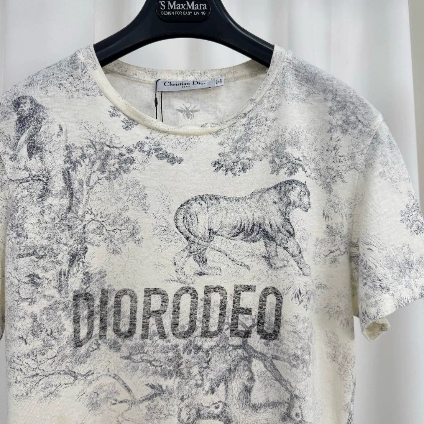 Dior Dior Zoo Print Letter Short Sleeve Tee Size XS / US 0-2 / IT 36-38 - 3 Thumbnail