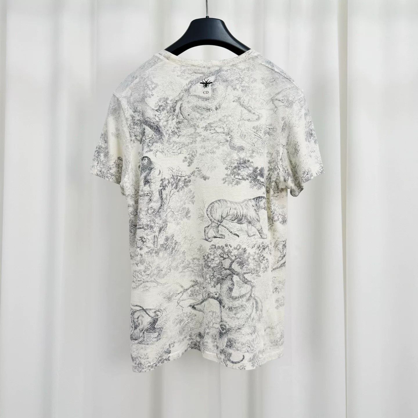 Dior Dior Zoo Print Letter Short Sleeve Tee Size XS / US 0-2 / IT 36-38 - 2 Thumbnail