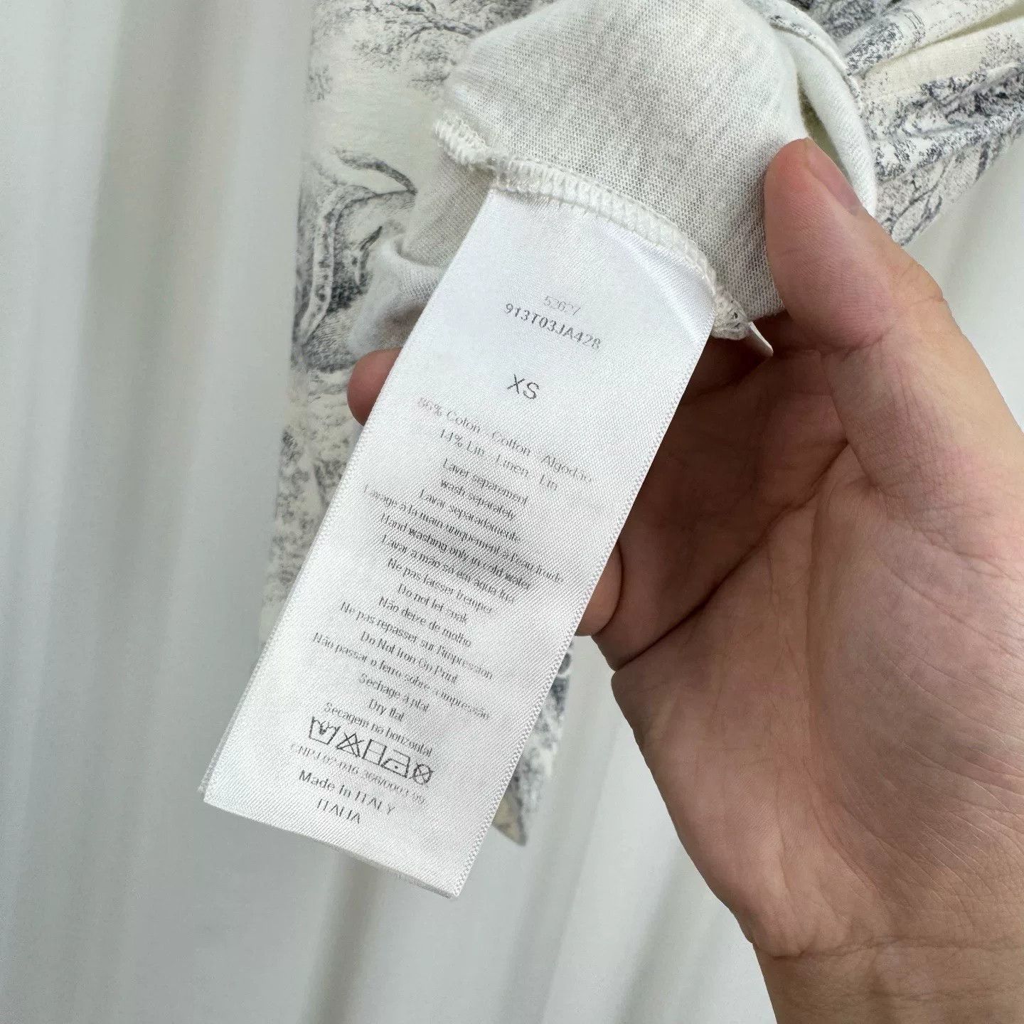 Dior Dior Zoo Print Letter Short Sleeve Tee Size XS / US 0-2 / IT 36-38 - 6 Thumbnail