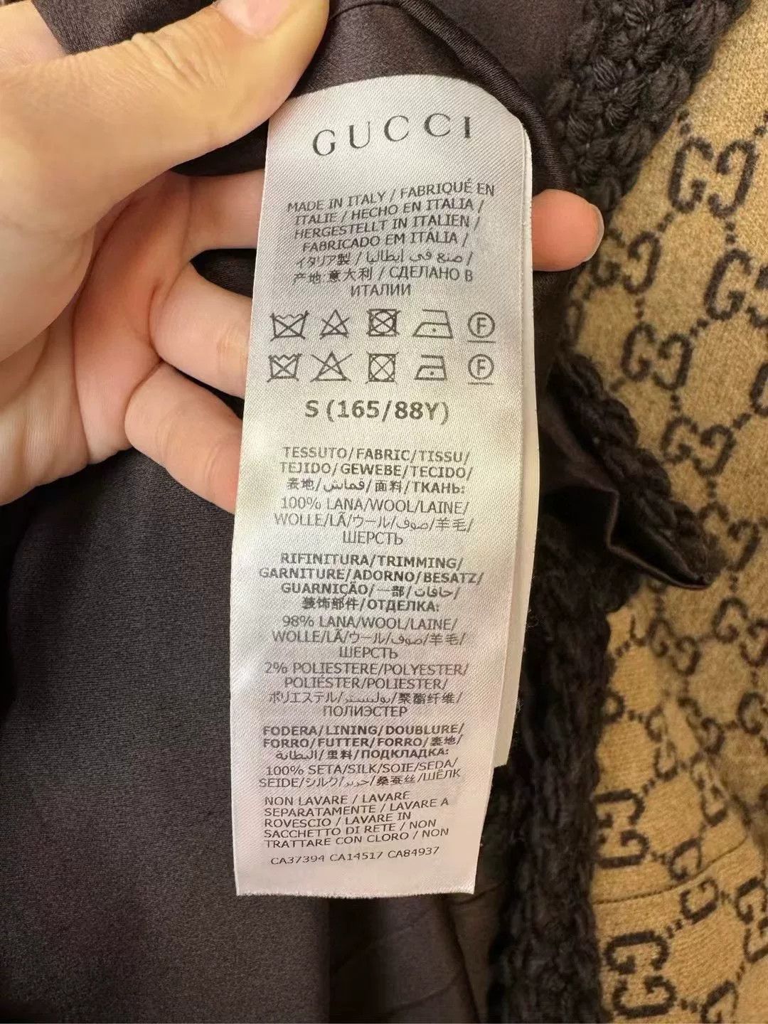 Gucci gucci knit cardigan with print detail Size S / US 4 / IT 40 - 3 Thumbnail