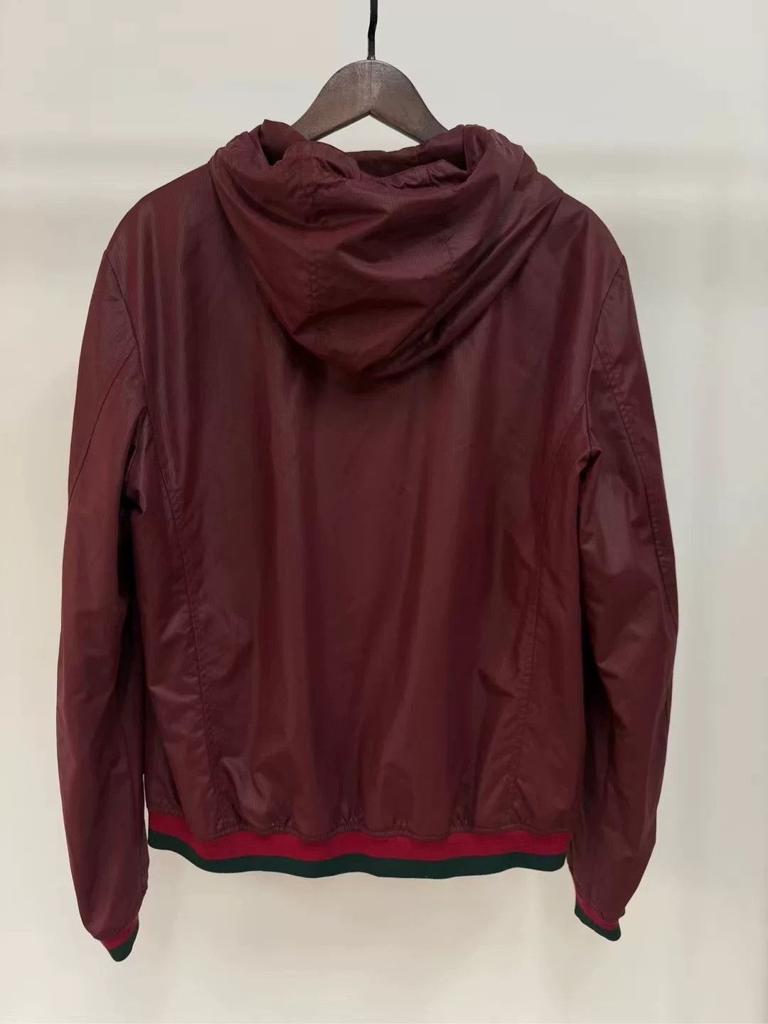 Gucci gucci red green striped leather jacket Size US L / EU 52-54 / 3 - 2 Thumbnail