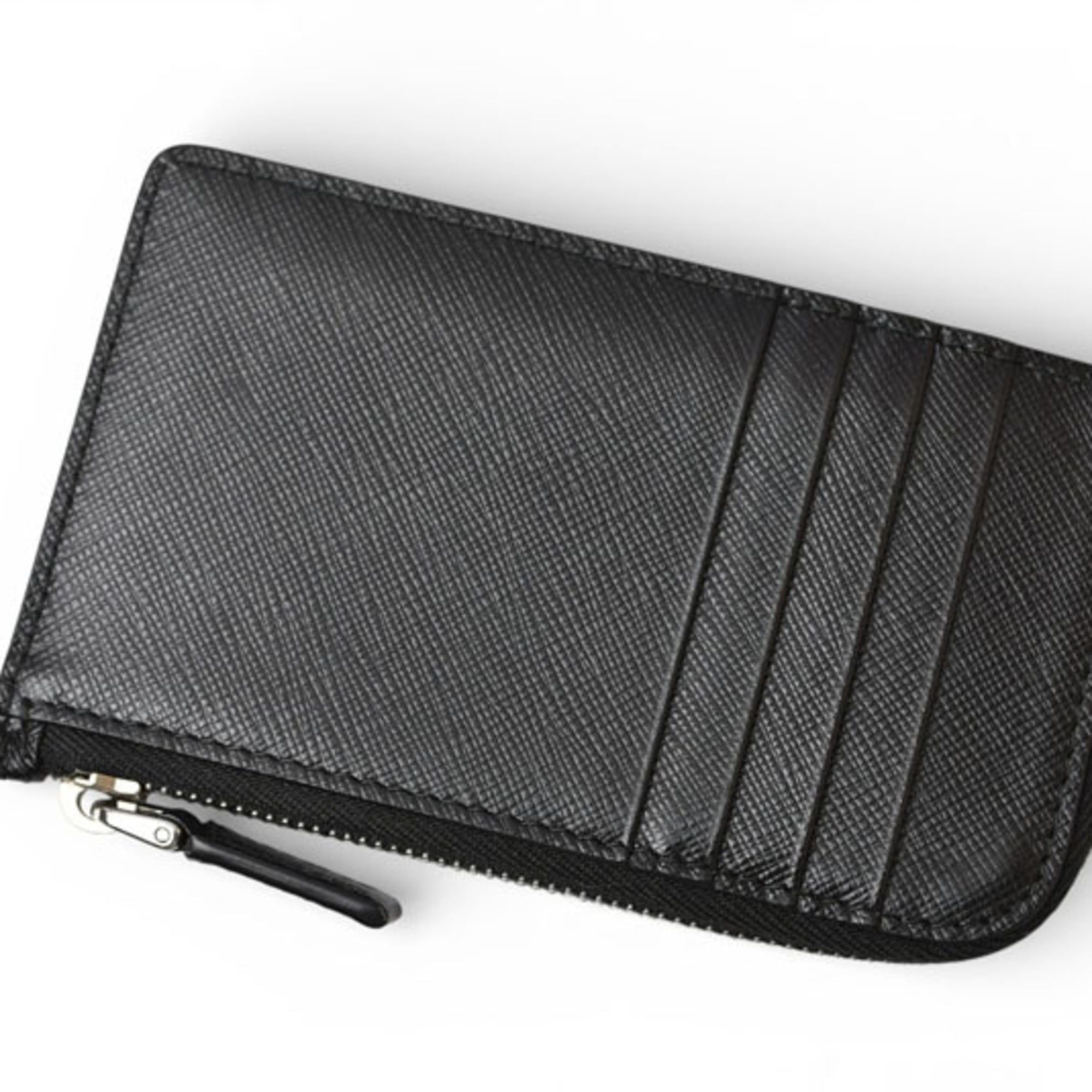 Prada Prada Fragment Case, Card Coin Leather, Nero Black Size ONE SIZE - 4 Thumbnail