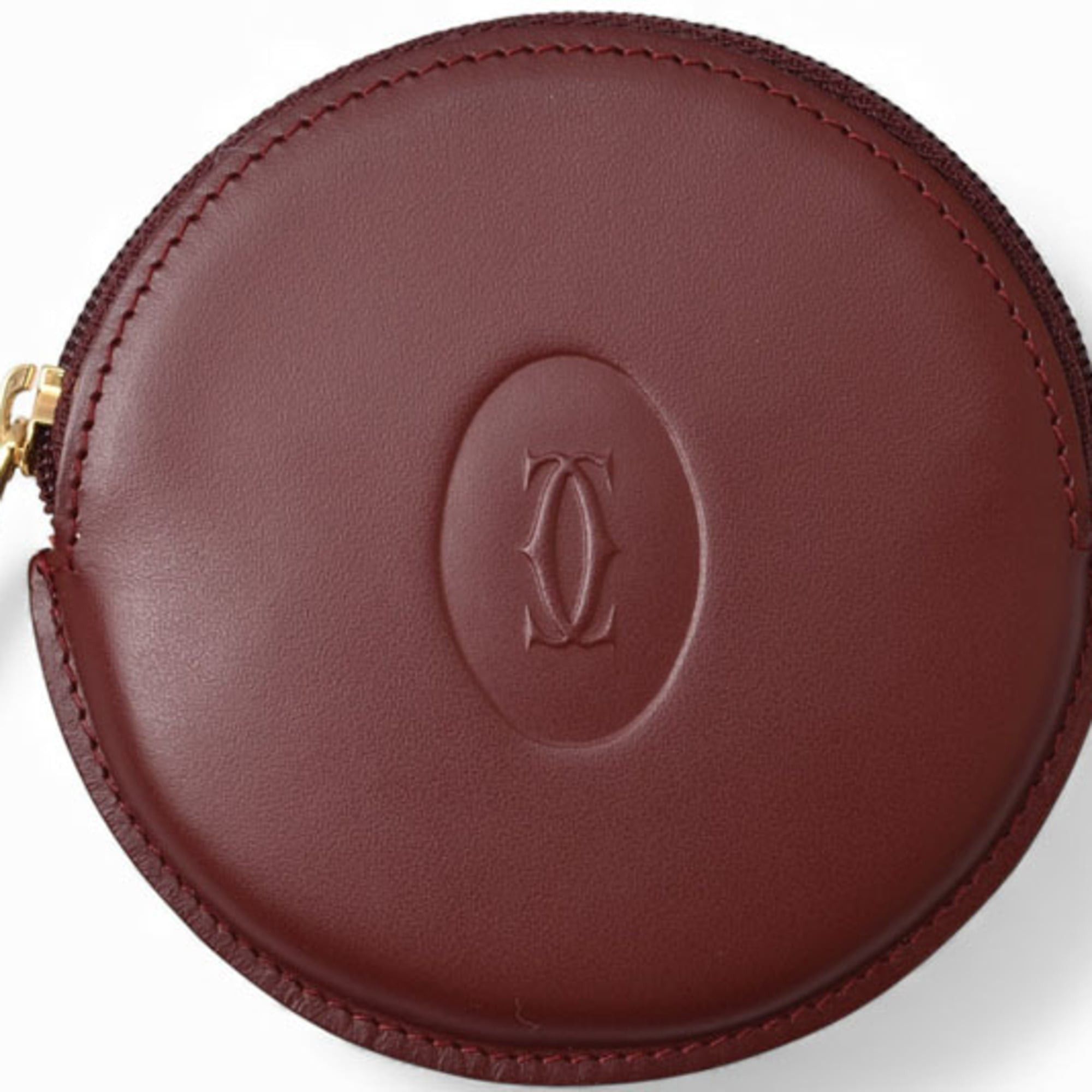 Cartier Cartier coin case, wallet, Must de Cartier, Bordeaux Size ONE SIZE - 2 Thumbnail