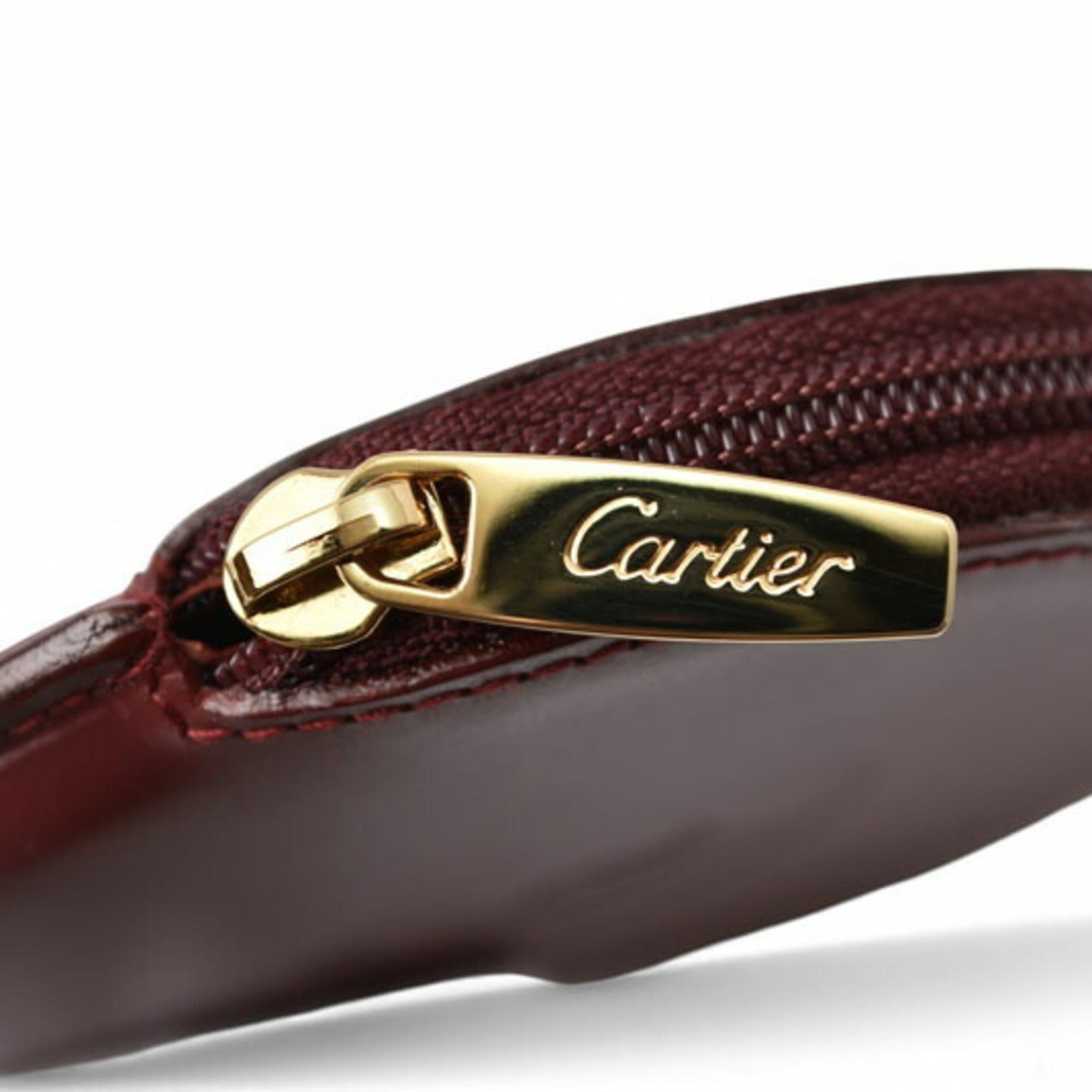 Cartier Cartier coin case, wallet, Must de Cartier, Bordeaux Size ONE SIZE - 5 Thumbnail