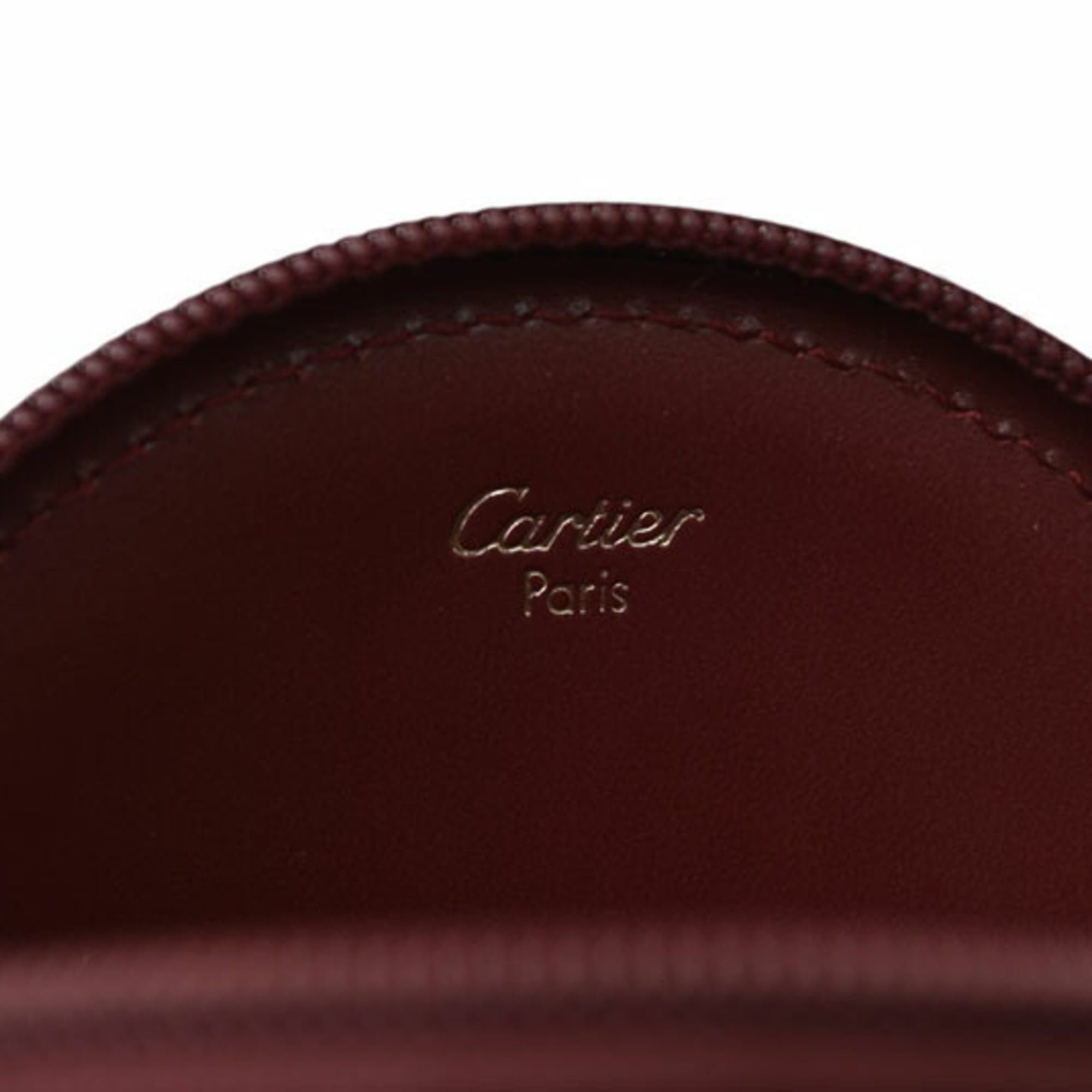 Cartier Cartier coin case, wallet, Must de Cartier, Bordeaux Size ONE SIZE - 6 Thumbnail