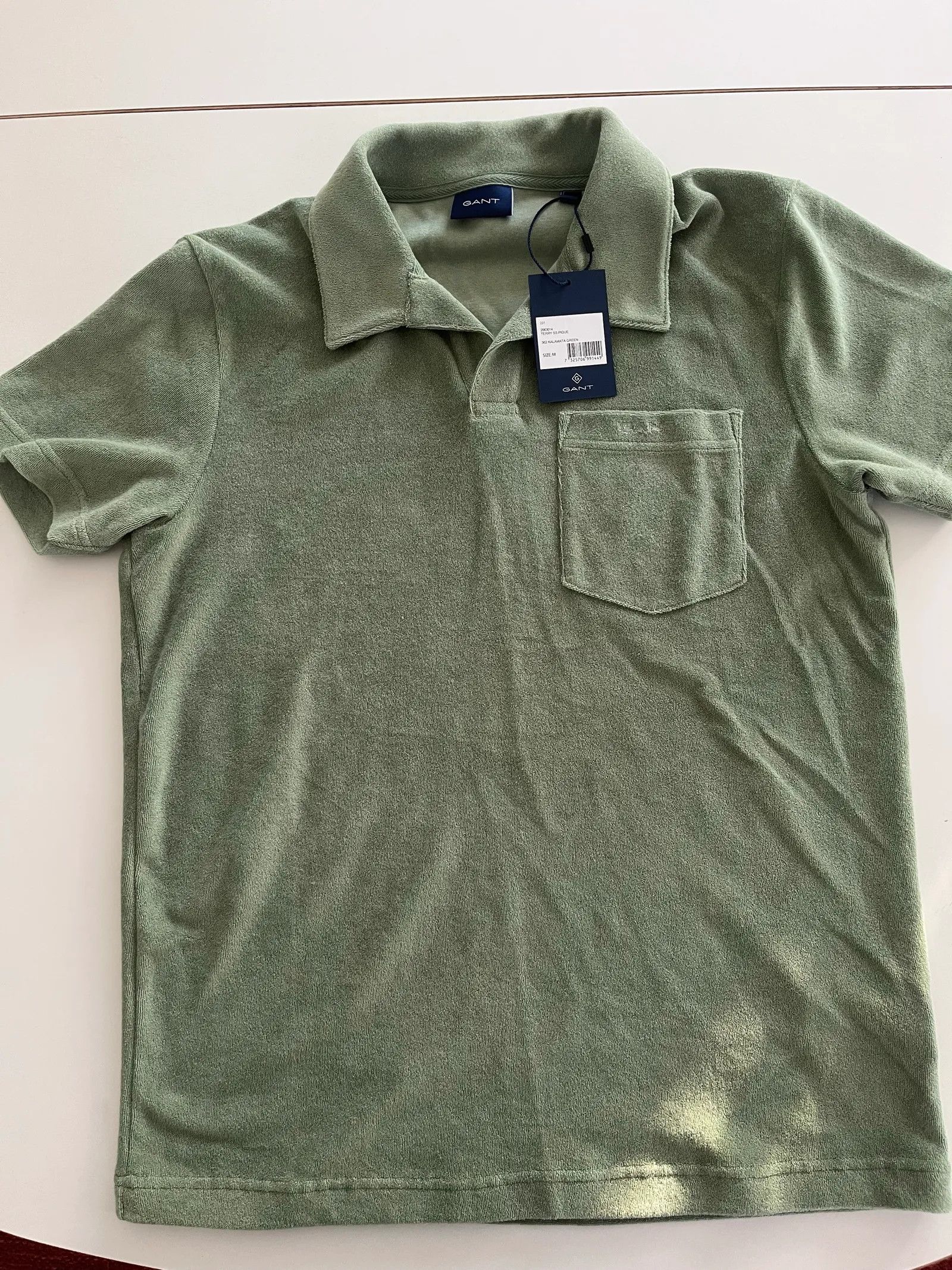 Gant Gant Terry Ss Pique Short Sleeve Shirt Size US M / EU 48-50 / 2 - 3 Thumbnail