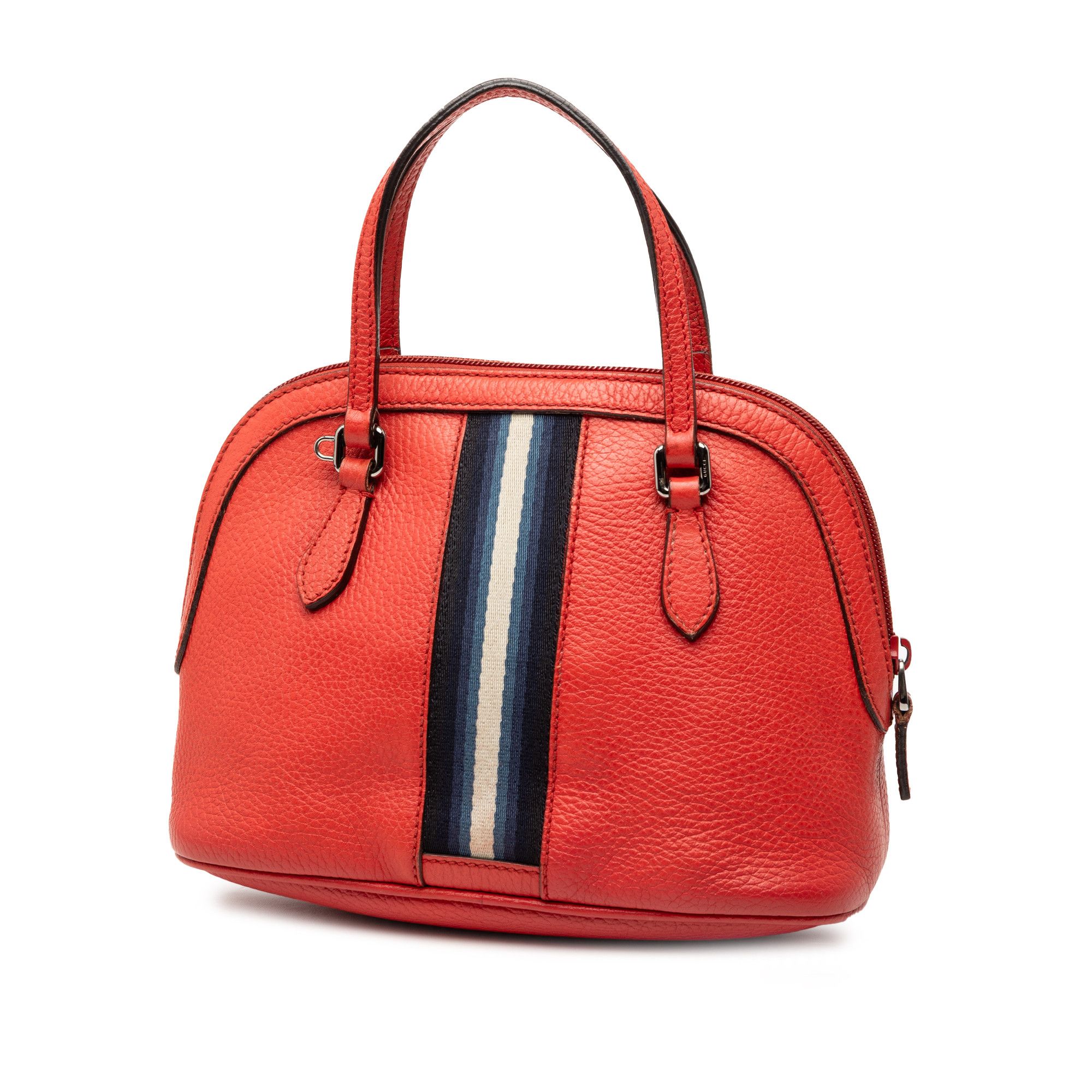 Gucci Gucci Mini Calfskin Web Dome Satchel Size ONE SIZE - 2 Thumbnail