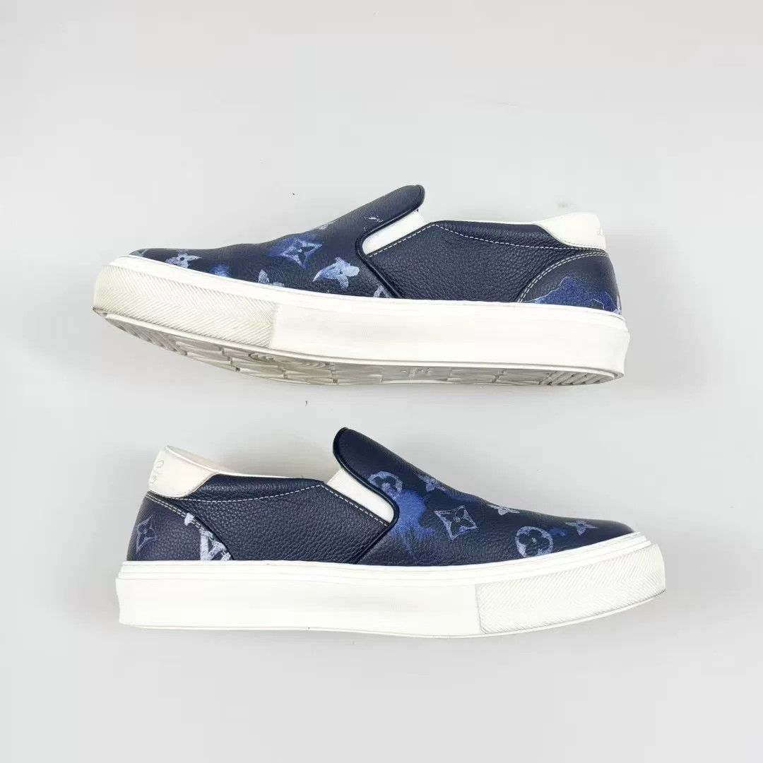 Louis Vuitton louis vuitton water ink slip-on sneakers Size US 7.5 / EU 40-41 - 3 Thumbnail