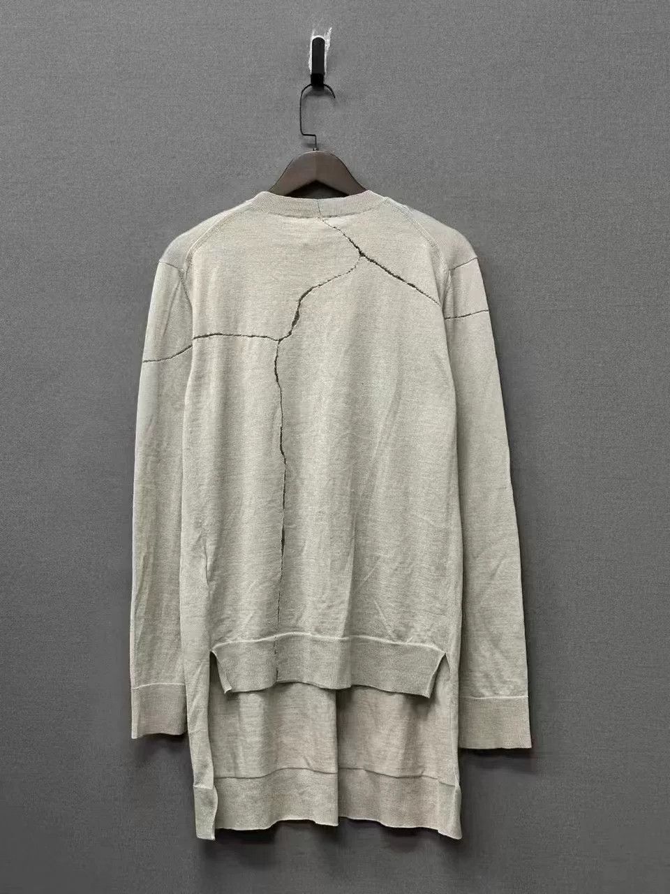 Dior Dior Cracked Knit Long Sleeve Top Size L / US 10 / IT 46 - 3 Thumbnail