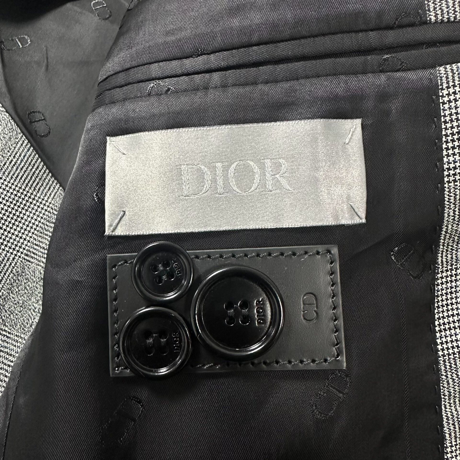 Dior Dior Checkered Wool Suit Jacket Size US M / EU 48-50 / 2 - 4 Thumbnail