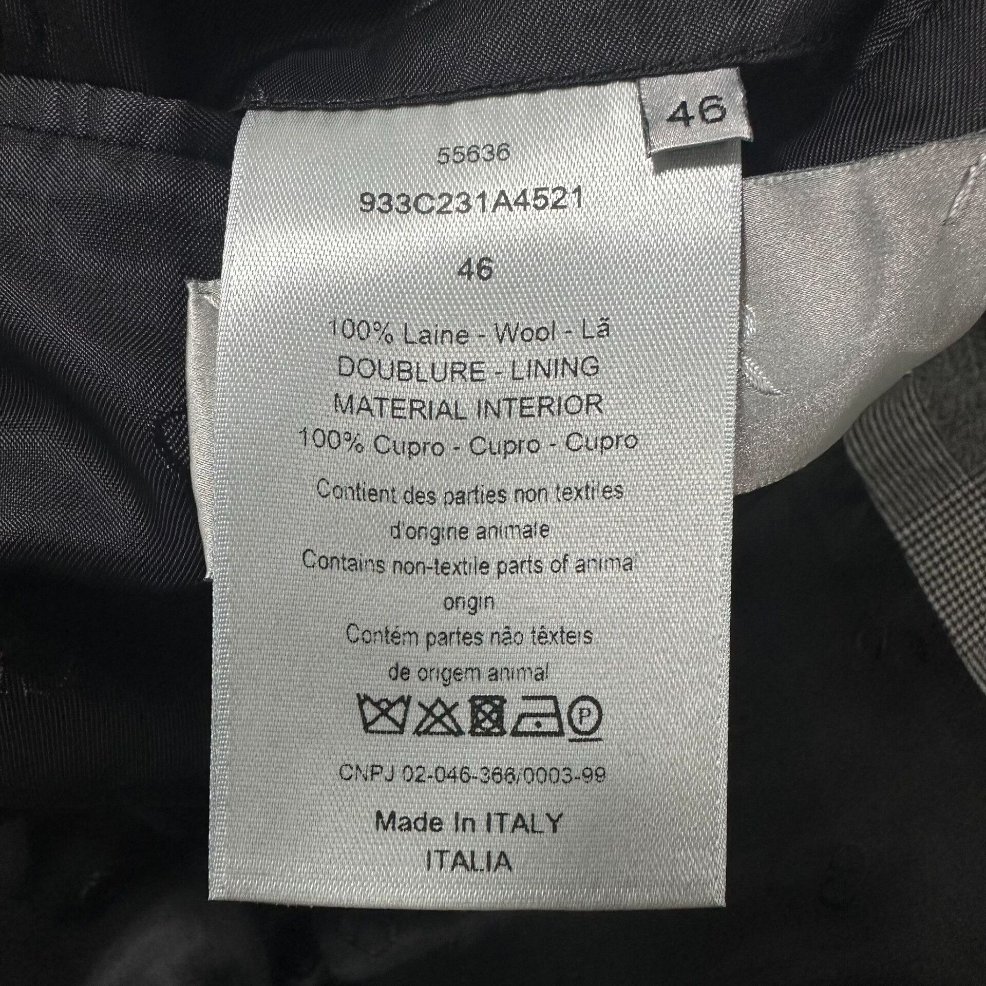 Dior Dior Checkered Wool Suit Jacket Size US M / EU 48-50 / 2 - 5 Thumbnail