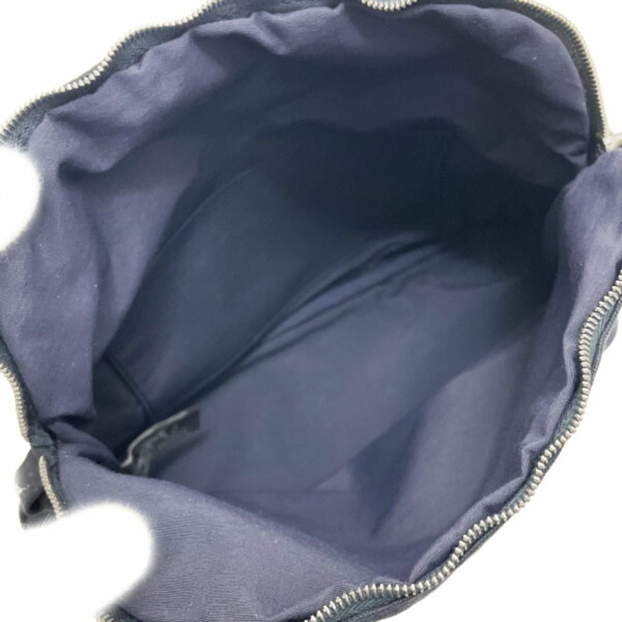Hermes Hermes Hermès Bolide Pouch MM, Cotton Canvas, Navy Blue, with H Embroidery, Travel Pouch, Case, Multi-Pouch, Unisex, Men's, Women's, TW-16044 Size ONE SIZE - 6 Thumbnail