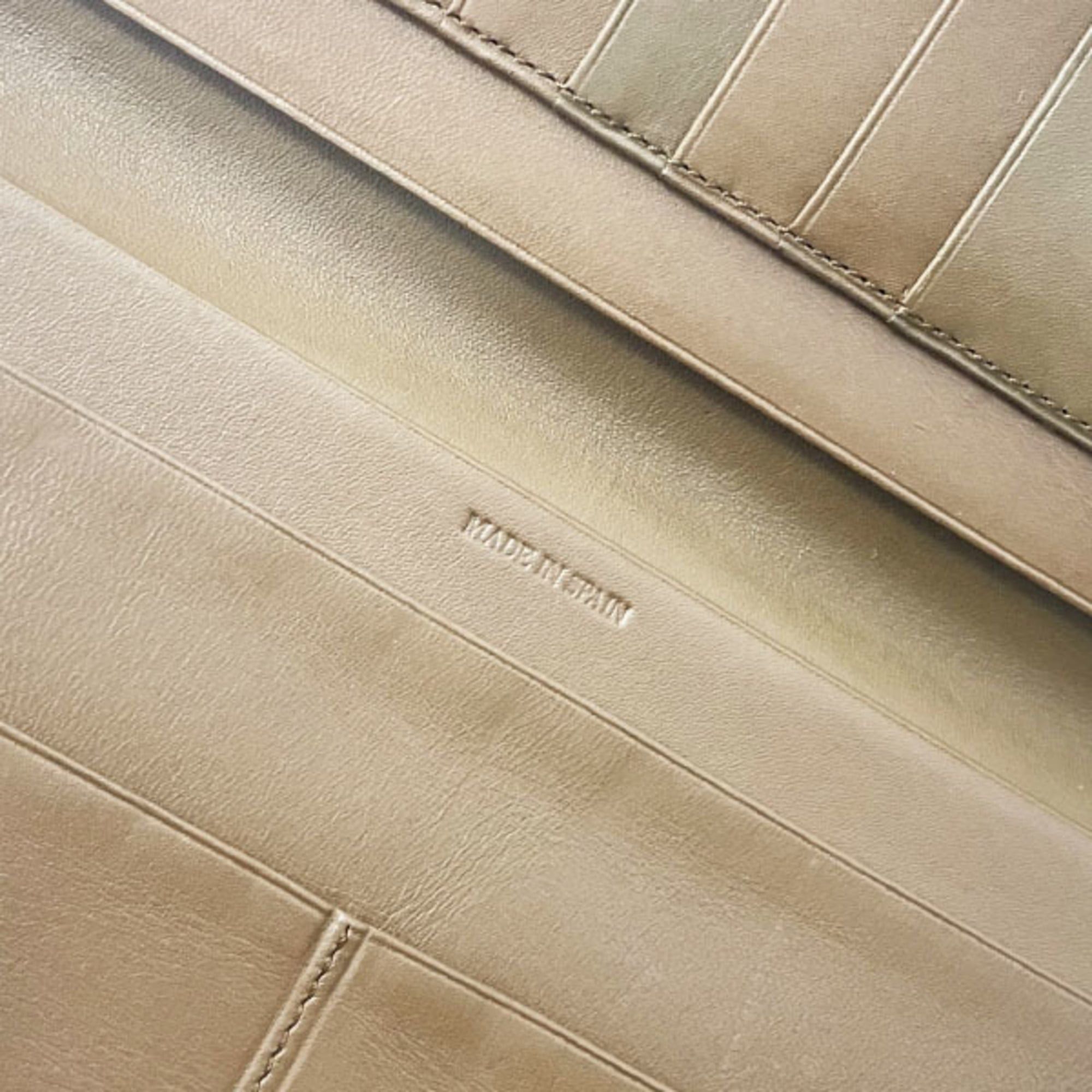 Loewe Loewe Anagram Bifold Long Wallet in Leather, Camel and Brown, HWN-16120 Size ONE SIZE - 9 Thumbnail