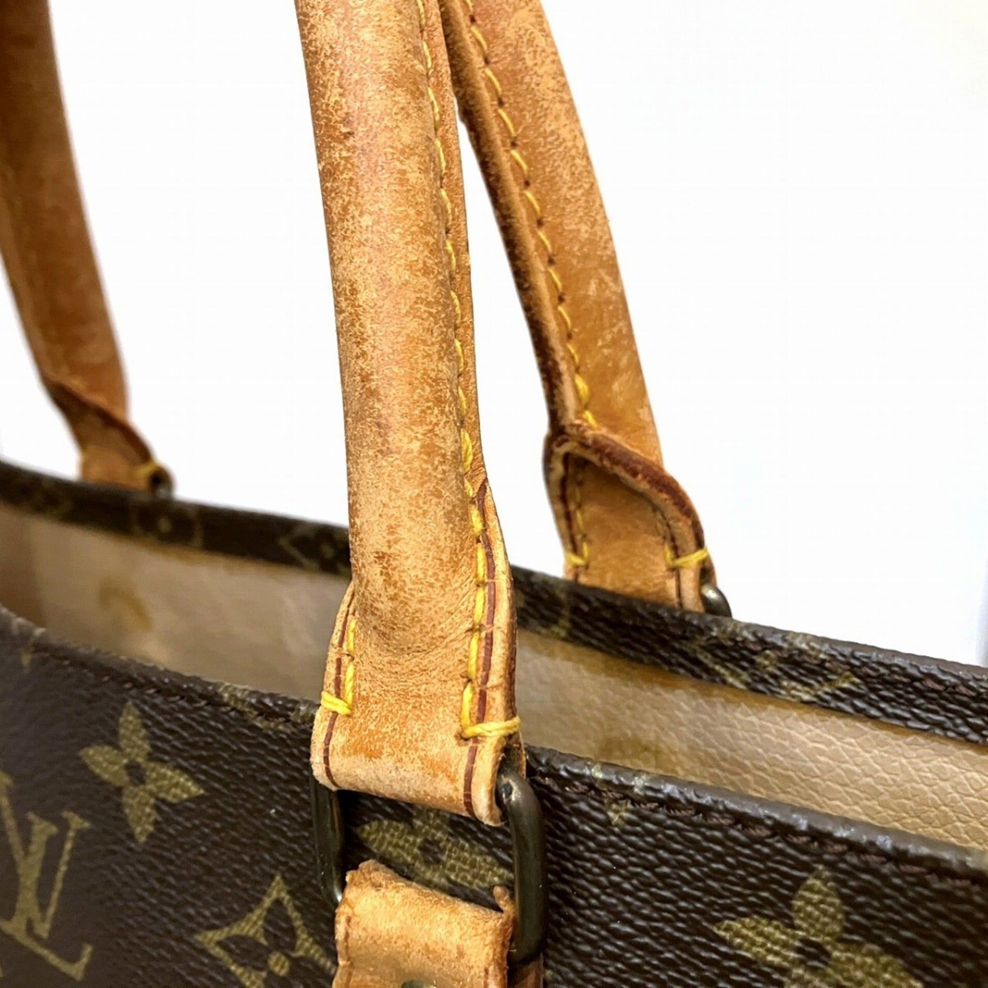 Louis Vuitton Louis Vuitton Sac Plat Monogram Tote Bag, Taal Fabric, M51140 Size ONE SIZE - 8 Thumbnail