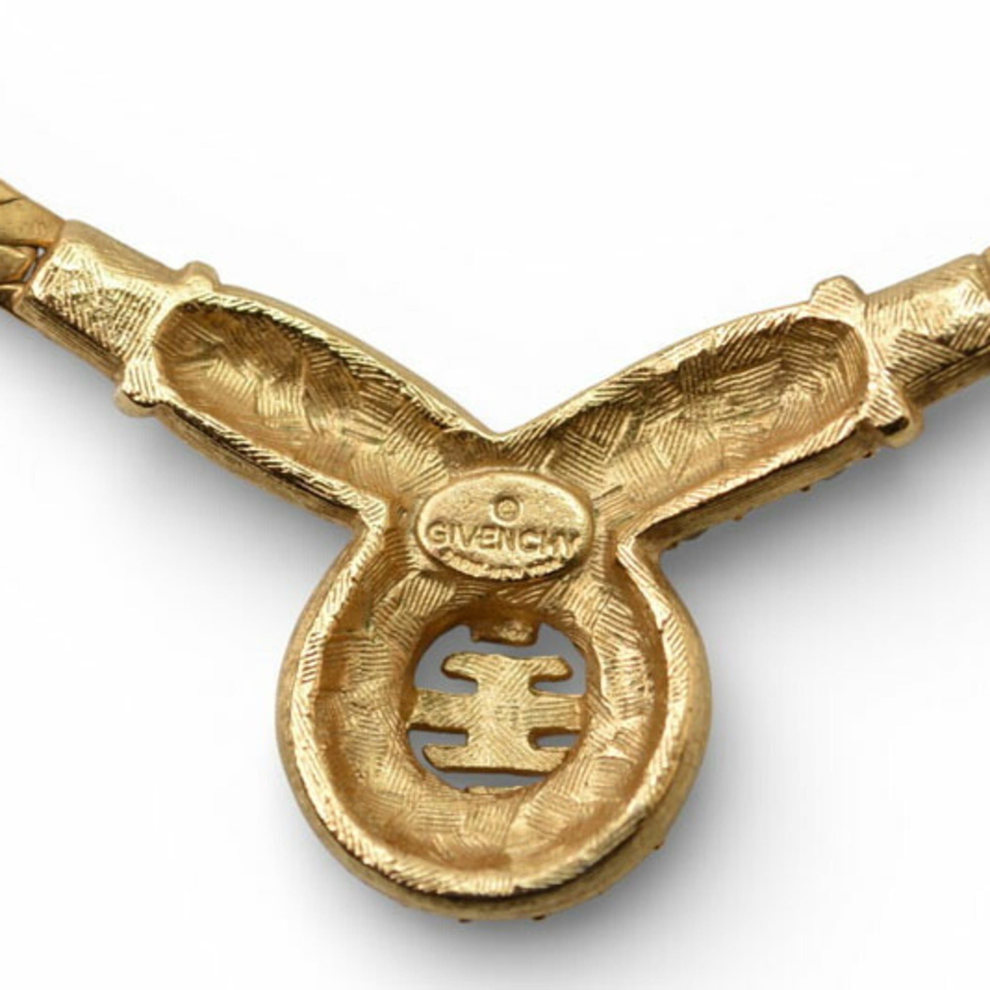 Givenchy Givenchy necklace, choker, rhinestone, gold, for women Size ONE SIZE - 7 Thumbnail
