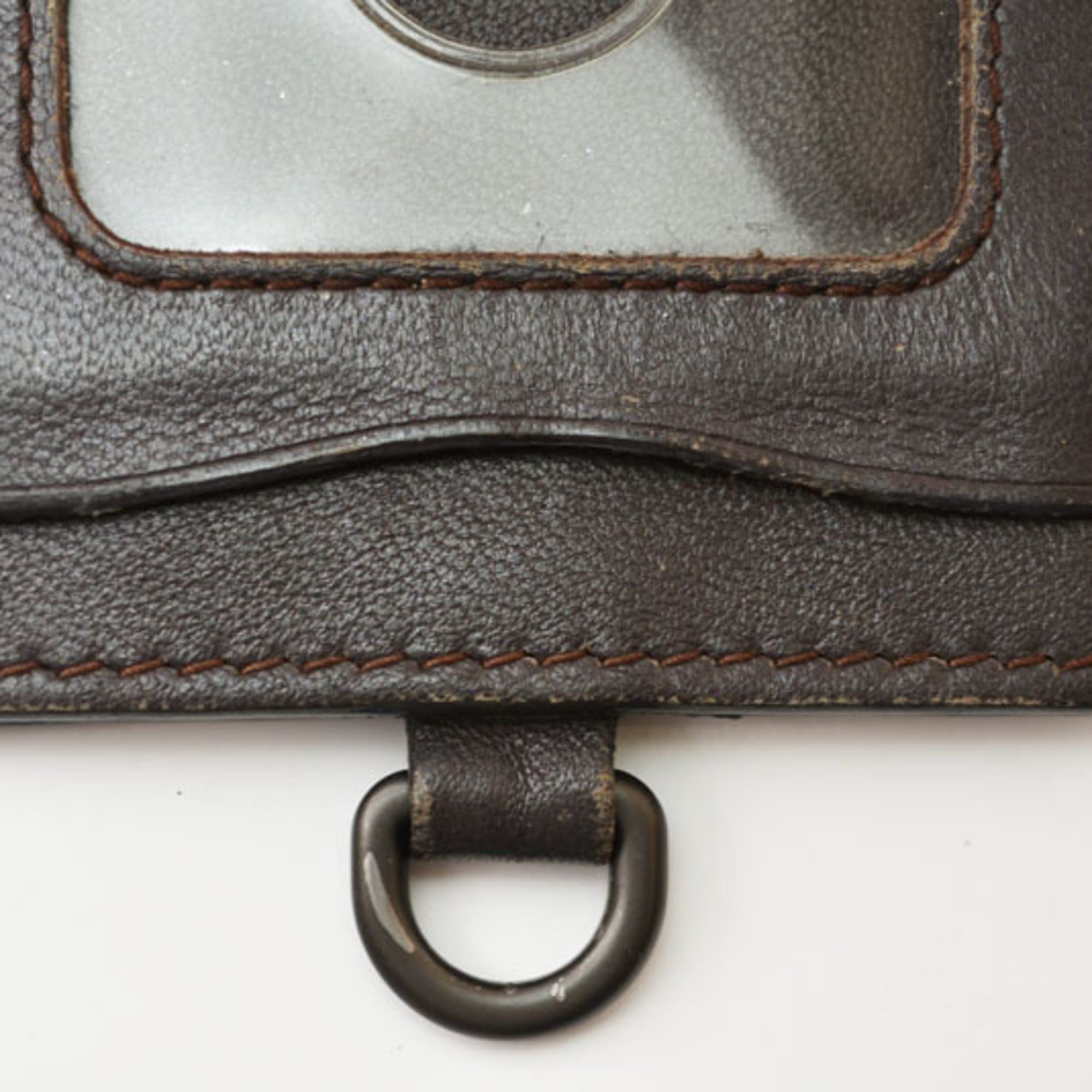 Bottega Veneta Bottega Veneta Neck Strap, Pass Case, and ID Holder Set (2 pieces) in Dark Brown Intrecciato Size ONE SIZE - 7 Thumbnail