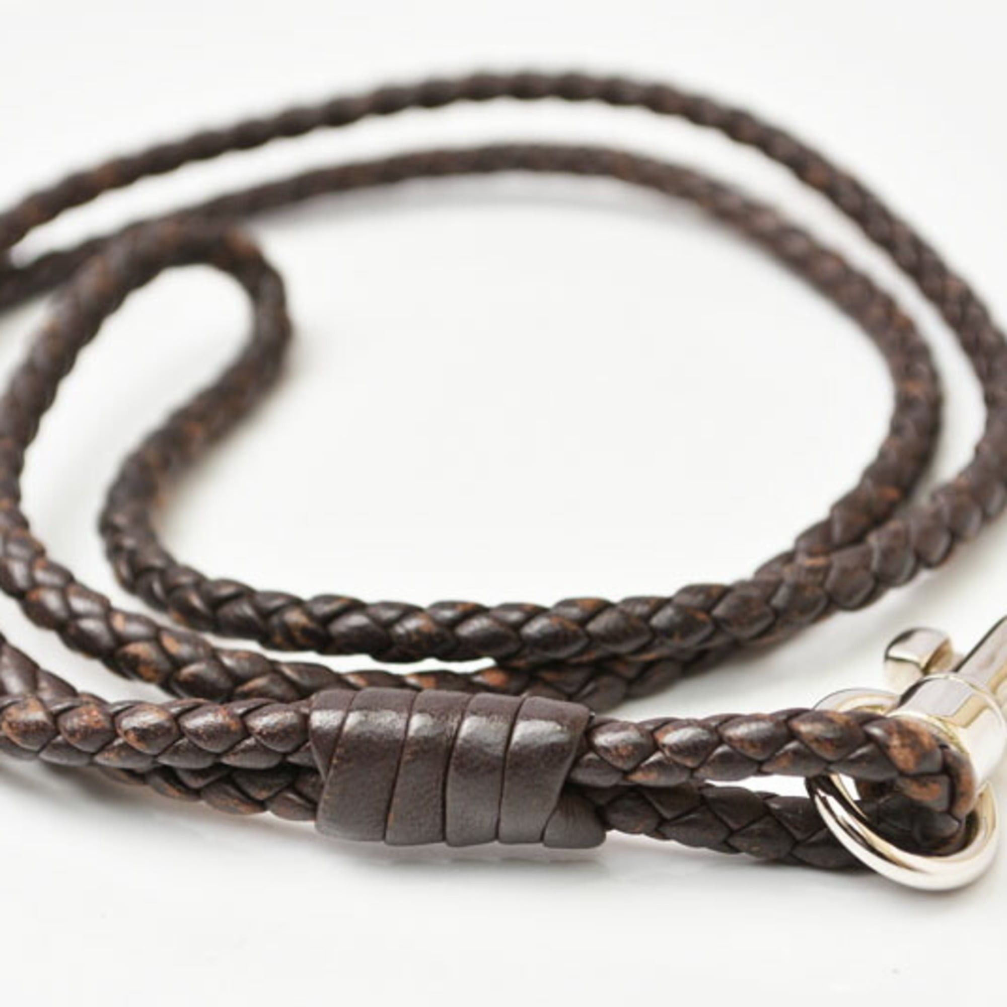 Bottega Veneta Bottega Veneta Neck Strap, Pass Case, and ID Holder Set (2 pieces) in Dark Brown Intrecciato Size ONE SIZE - 9 Thumbnail