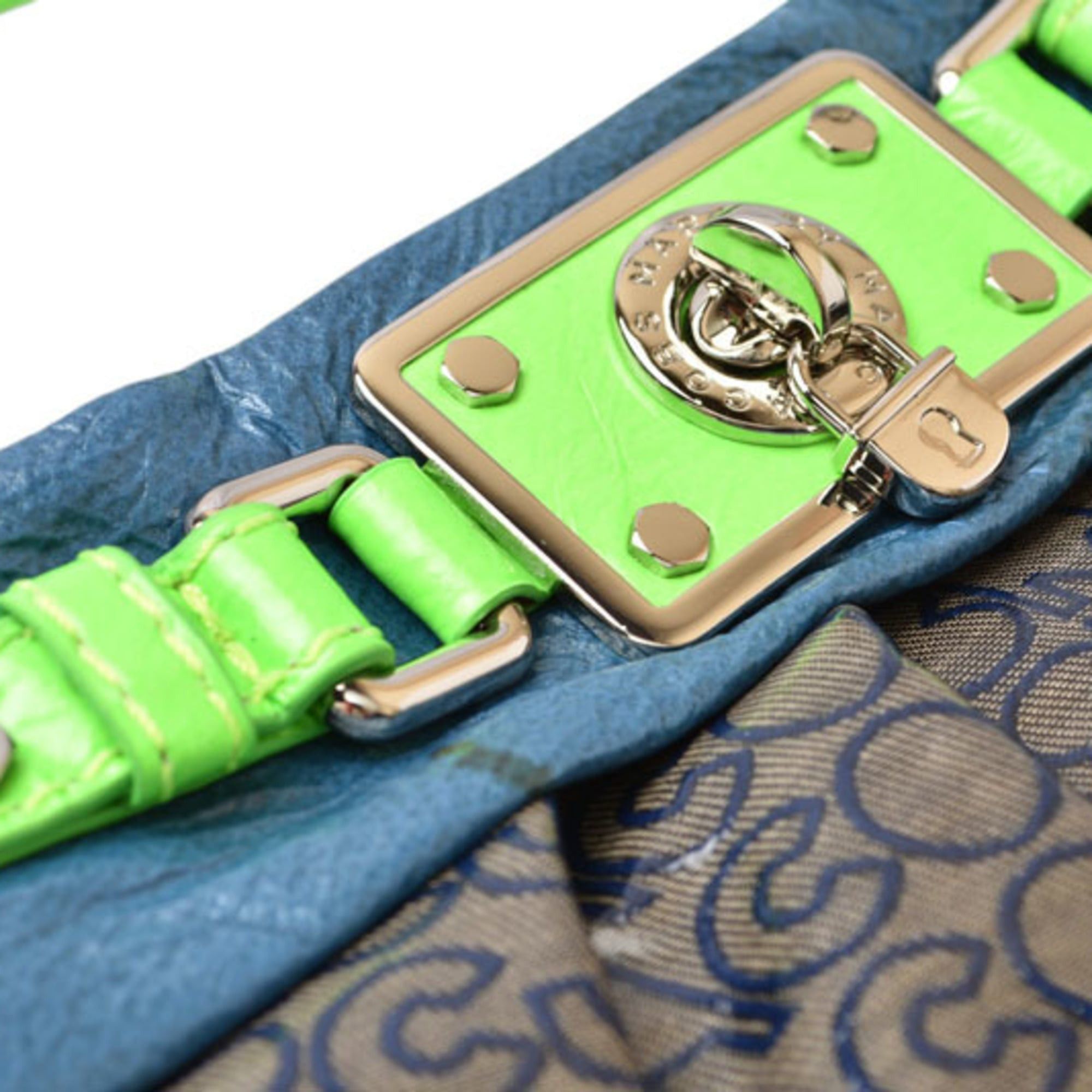 Marc by Marc Jacobs Marc by Marc Jacobs Marc by Jacobs Turnlock Pouch, Neon Color, M382095 (Imperfect) Size ONE SIZE - 6 Thumbnail