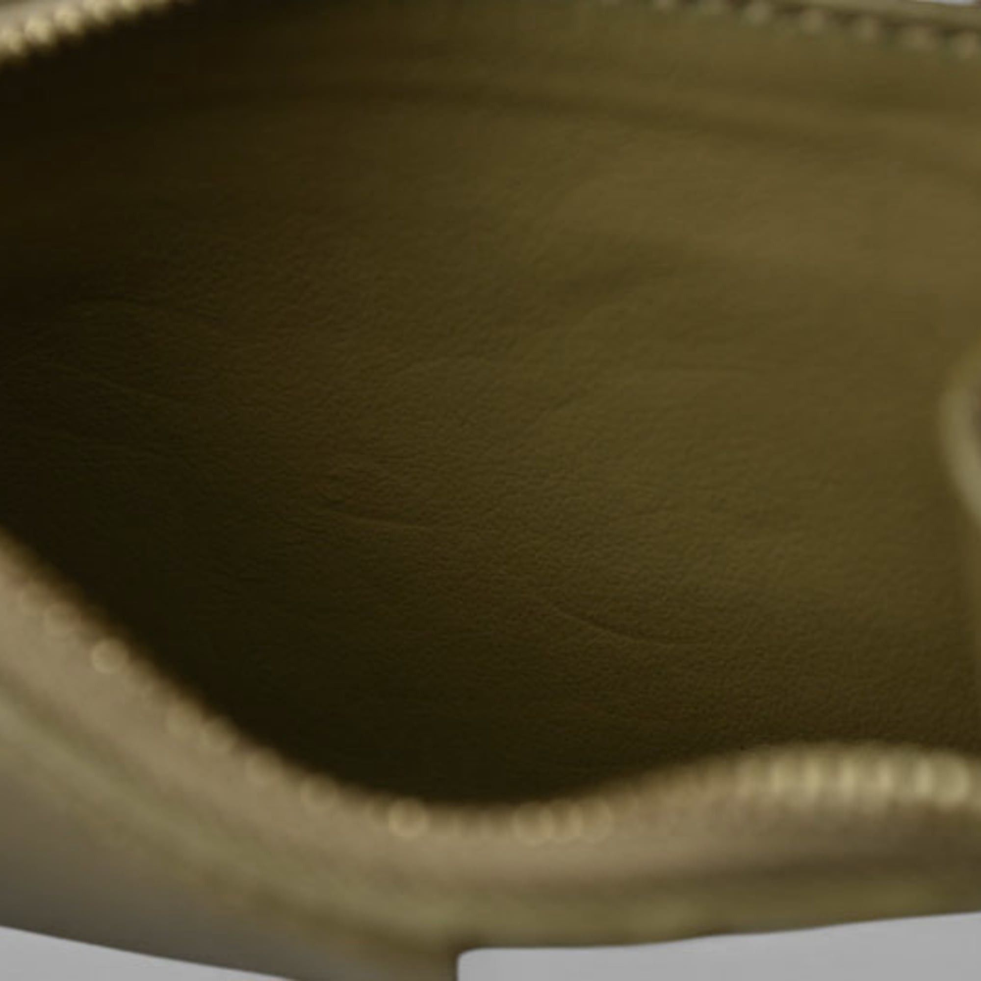 Celine Celine coin case and card holder, CELINE zip-up holder with Triomphe embossed pattern in olive, 10F993BFU.31OV Size ONE SIZE - 7 Thumbnail
