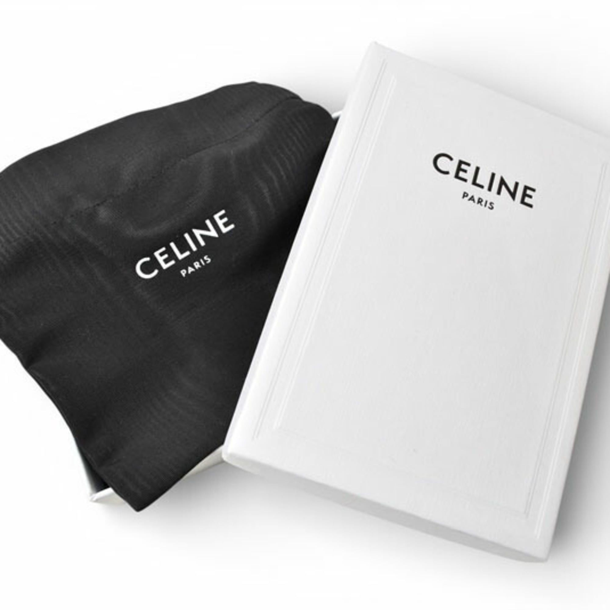 Celine Celine coin case and card holder, CELINE zip-up holder with Triomphe embossed pattern in olive, 10F993BFU.31OV Size ONE SIZE - 10 Thumbnail