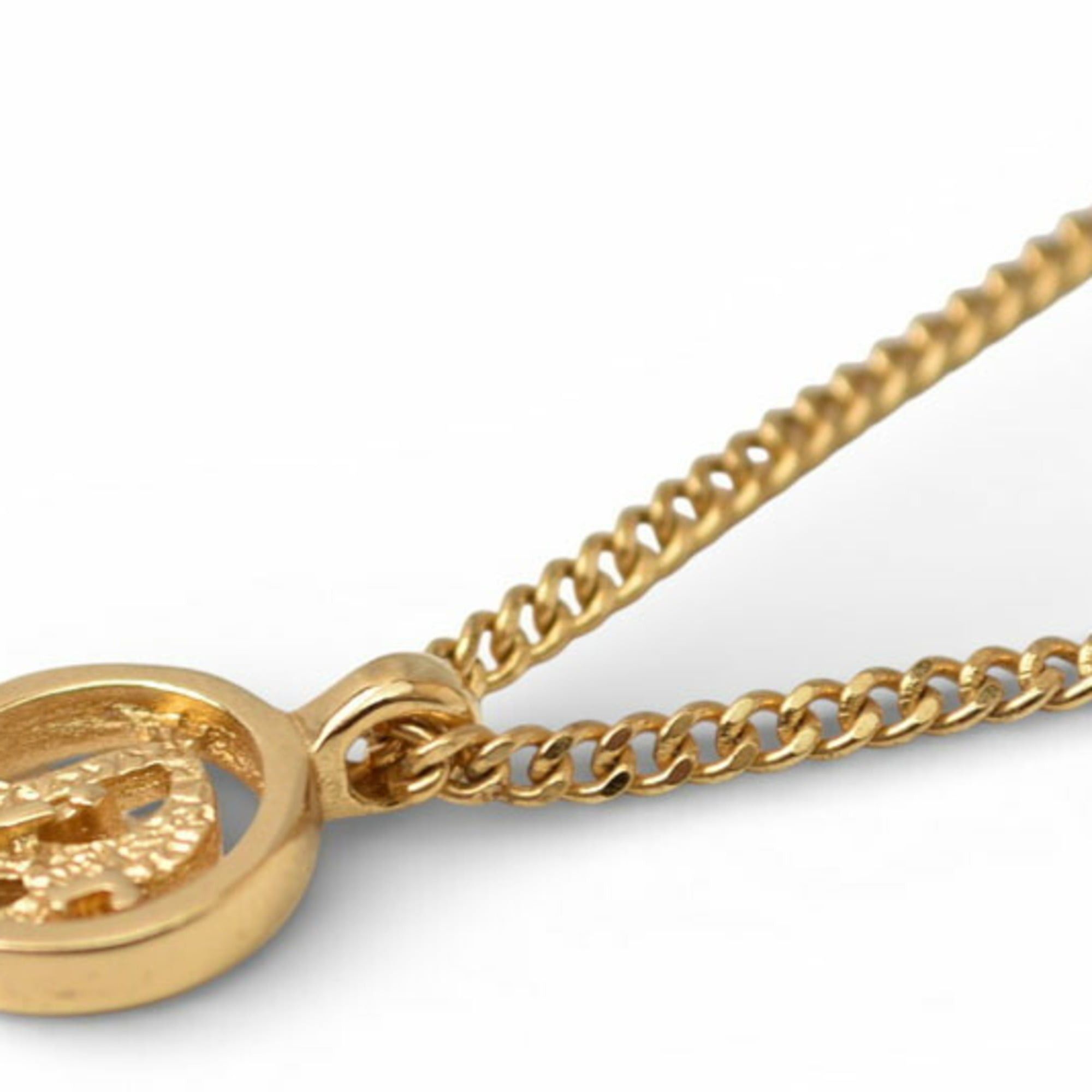 Dior Christian Dior necklace, circle, gold Size ONE SIZE - 6 Thumbnail