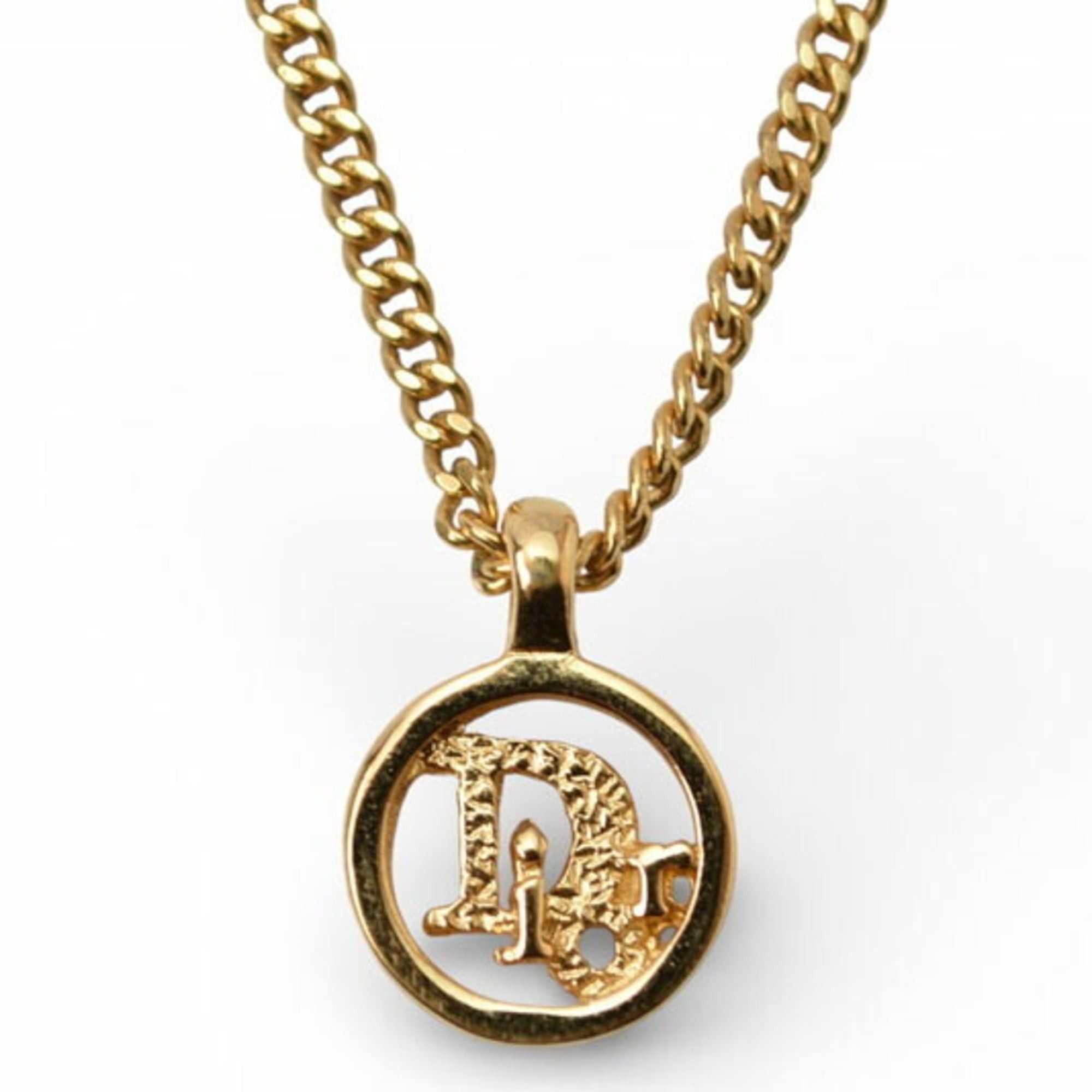 Dior Christian Dior necklace, circle, gold Size ONE SIZE - 2 Thumbnail