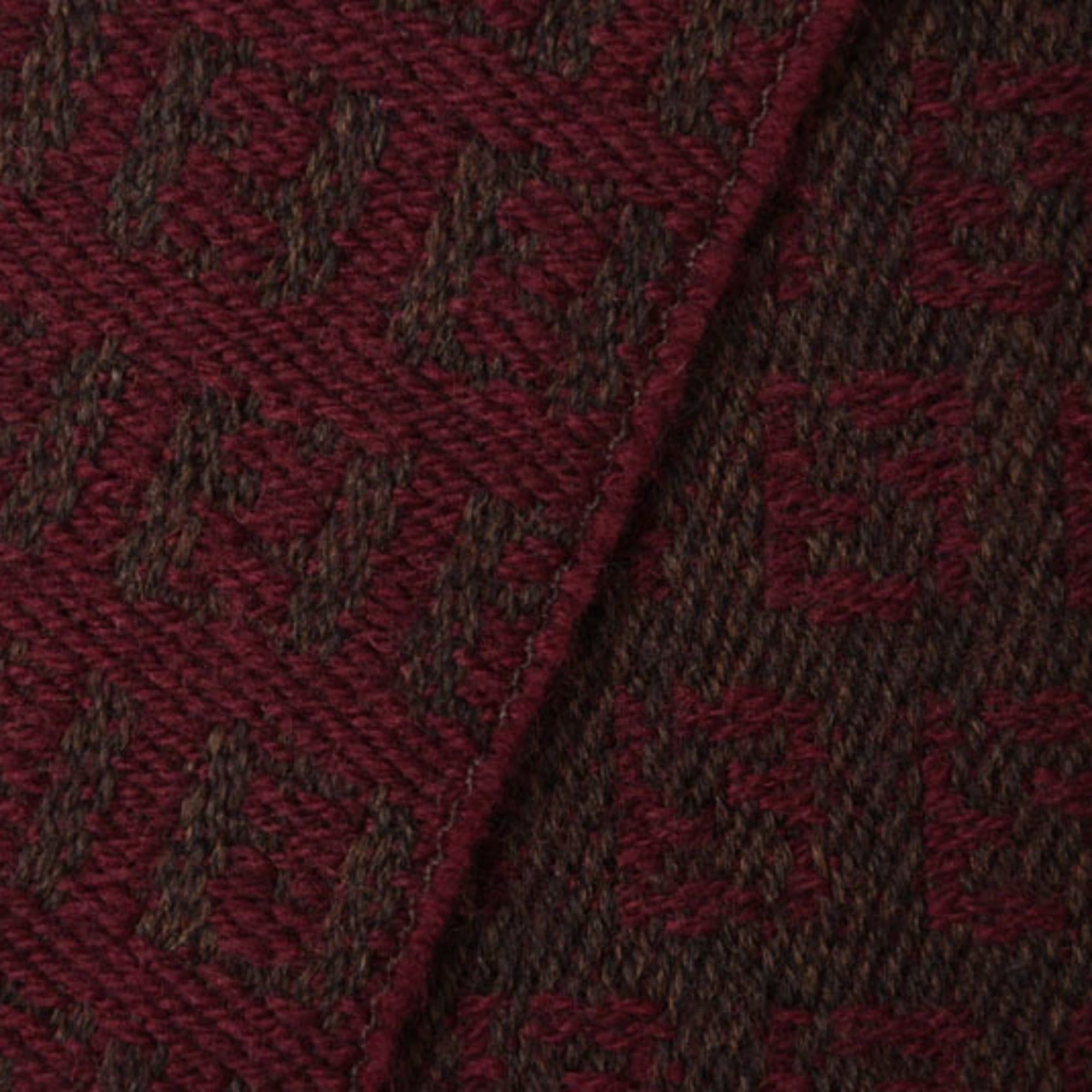 Fendi Fendi Winter Scarf, 100% Wool, Burgundy Size ONE SIZE - 6 Thumbnail