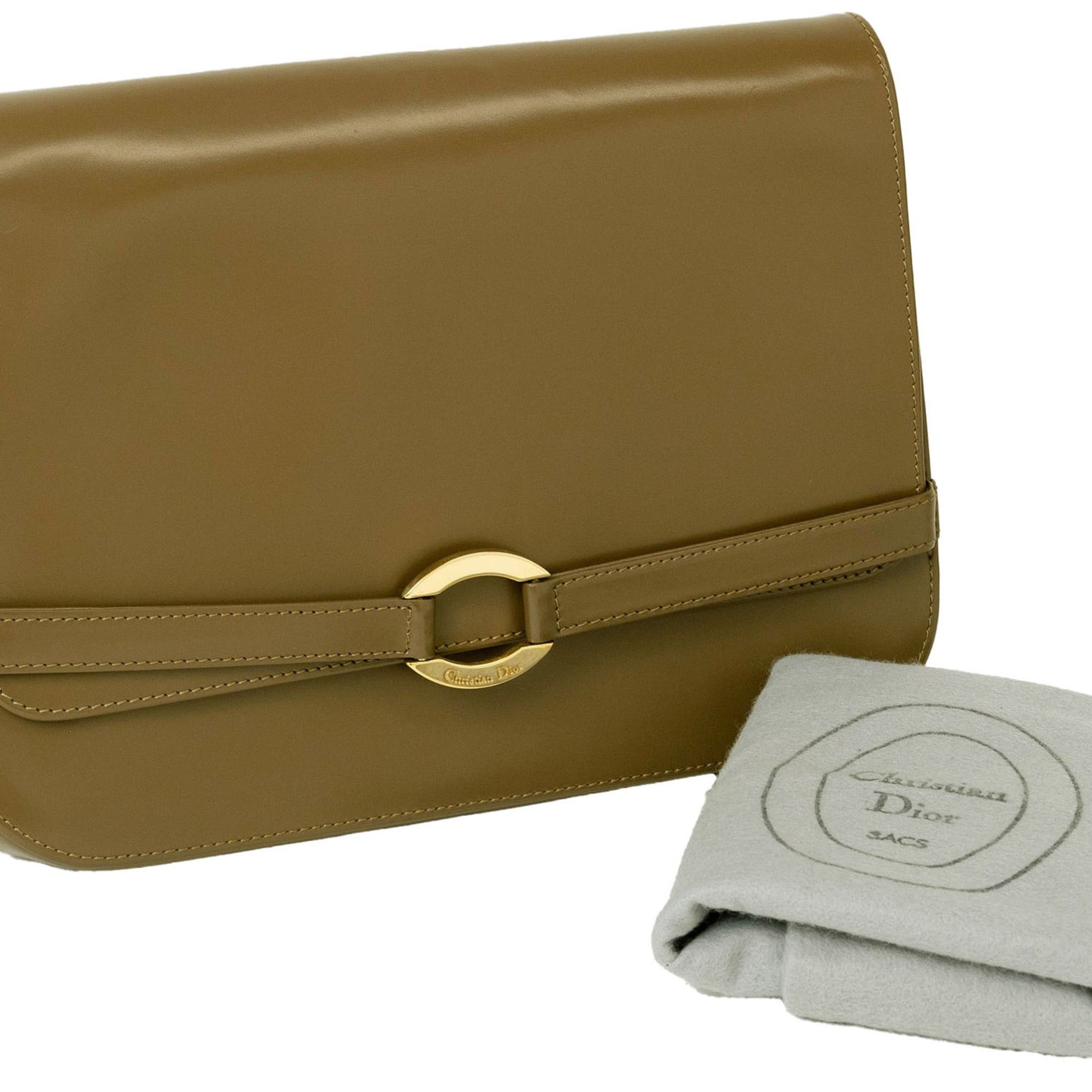 Dior Christian Dior bag, clutch second brown Size ONE SIZE - 11 Thumbnail