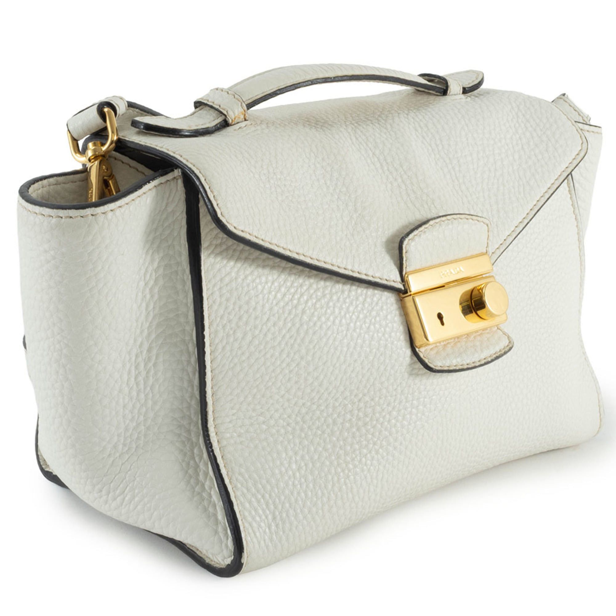 Prada Prada Handbag BT0962 Leather White Women's Shoulder Bag PRADA Size ONE SIZE - 7 Thumbnail