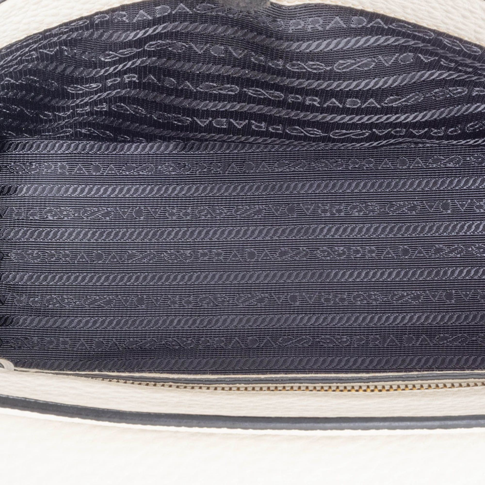 Prada Prada Handbag BT0962 Leather White Women's Shoulder Bag PRADA Size ONE SIZE - 12 Thumbnail