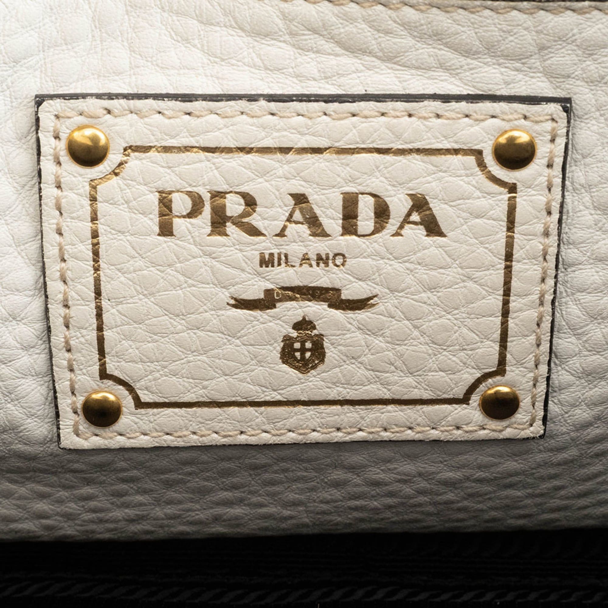 Prada Prada Handbag BT0962 Leather White Women's Shoulder Bag PRADA Size ONE SIZE - 11 Thumbnail