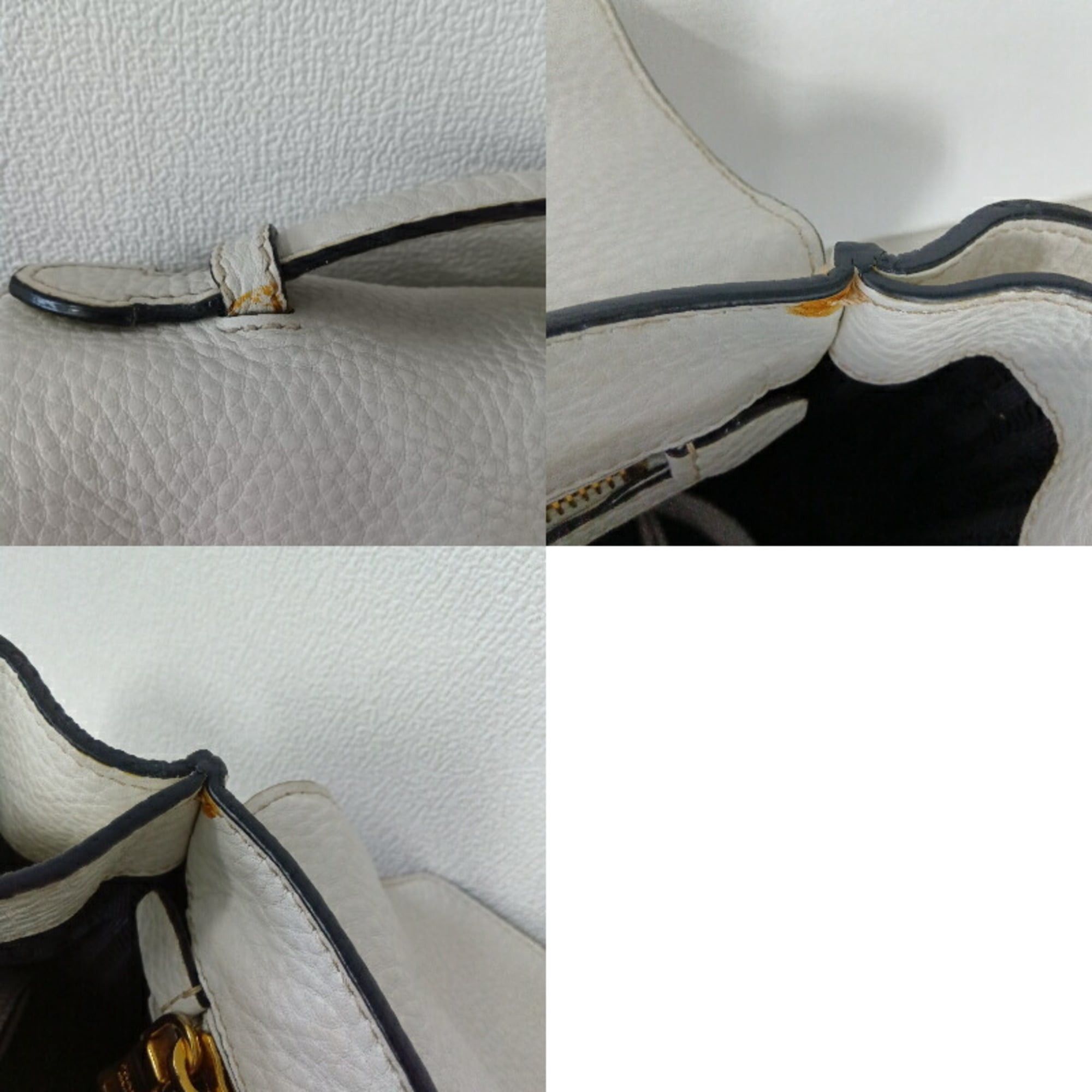 Prada Prada Handbag BT0962 Leather White Women's Shoulder Bag PRADA Size ONE SIZE - 20 Thumbnail