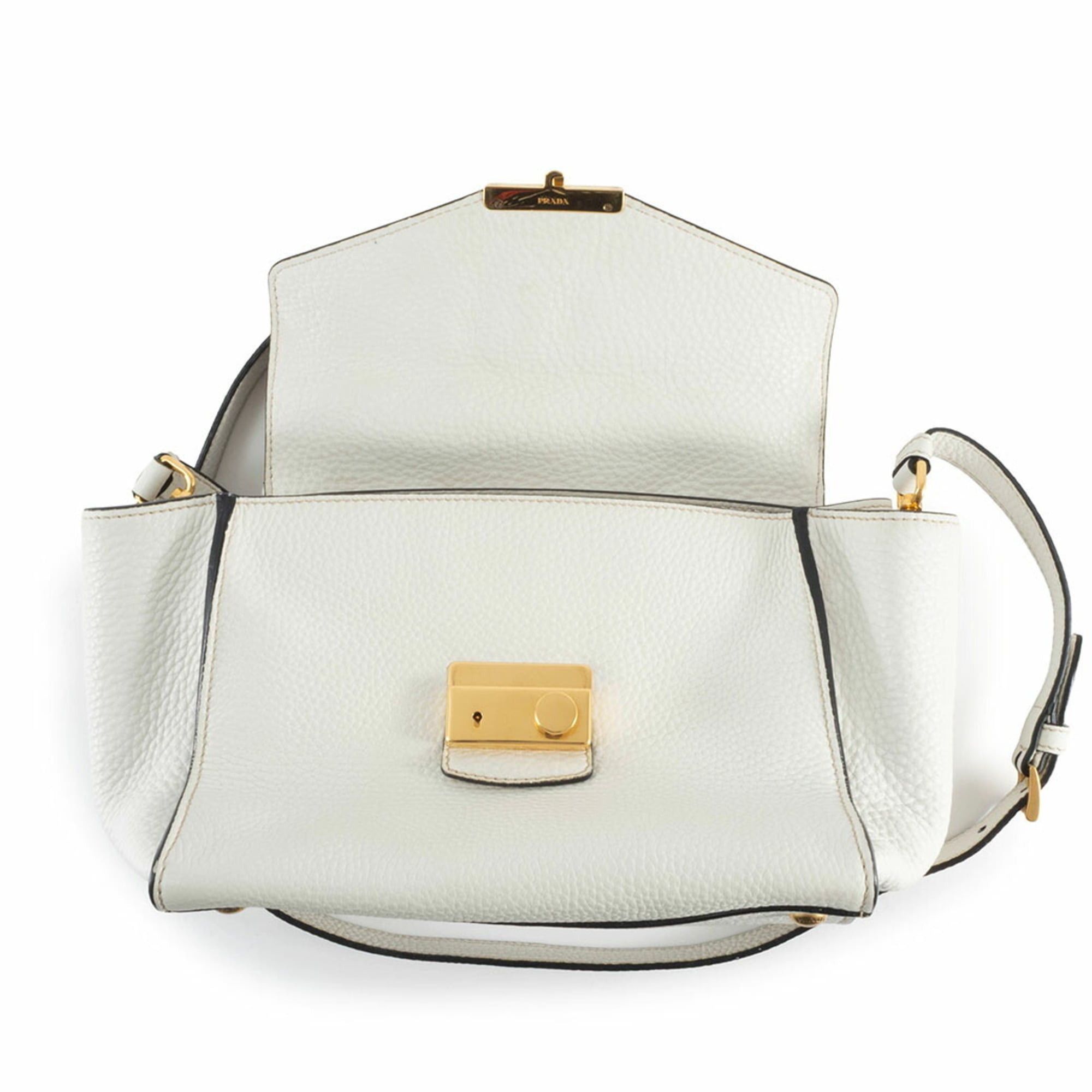 Prada Prada Handbag BT0962 Leather White Women's Shoulder Bag PRADA Size ONE SIZE - 8 Thumbnail