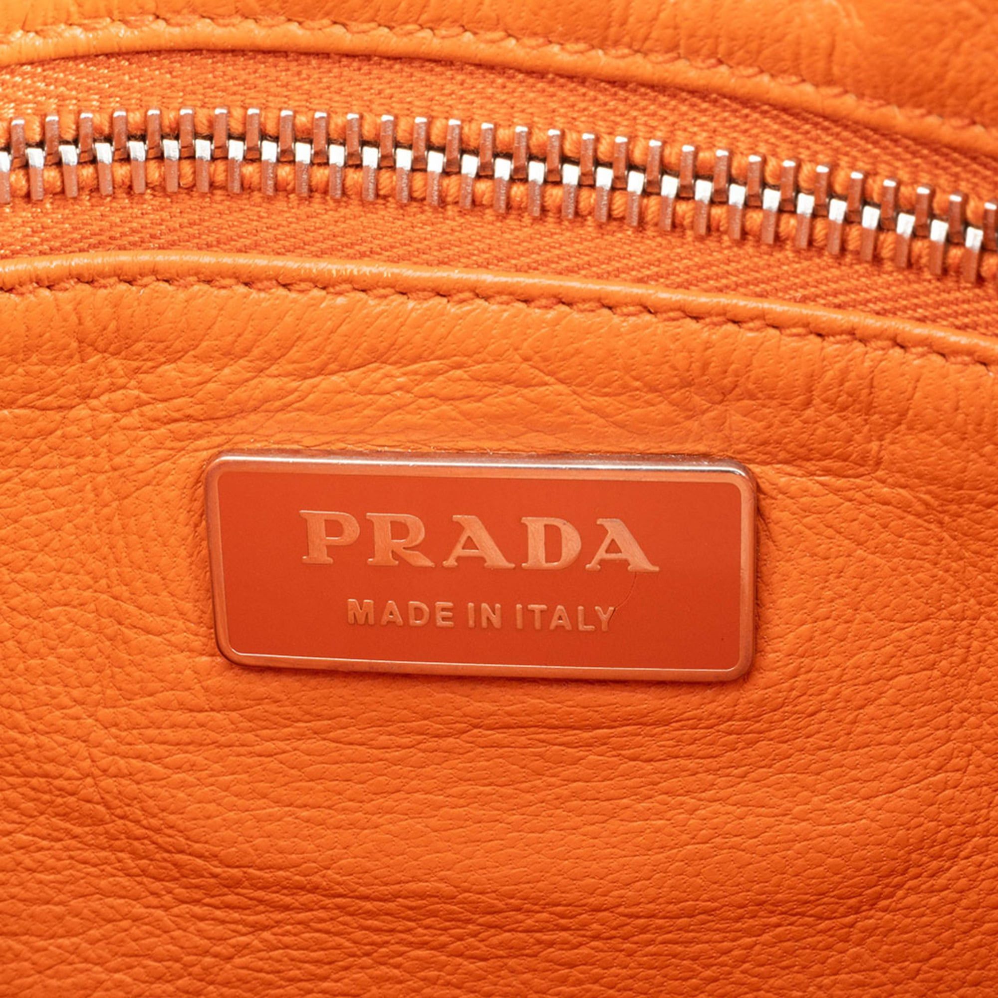 Prada Prada Leather Shoulder Bag BR2470 Camel Women's Tassel Charm PRADA Size ONE SIZE - 11 Thumbnail