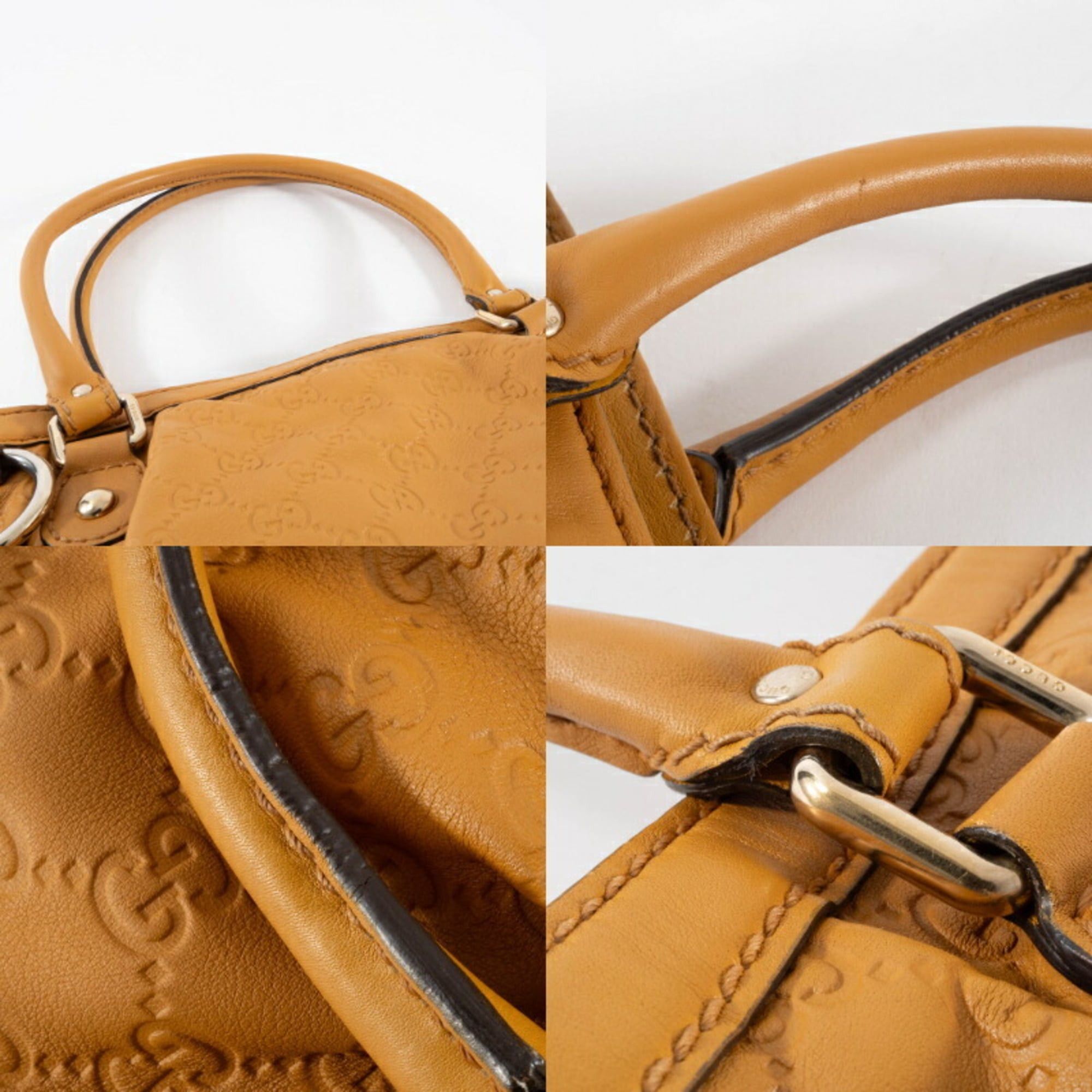 Gucci Gucci Guccissima Sukey Handbag 296835 in Brown Leather with GG Marmont Charm for Women Size ONE SIZE - 18 Thumbnail