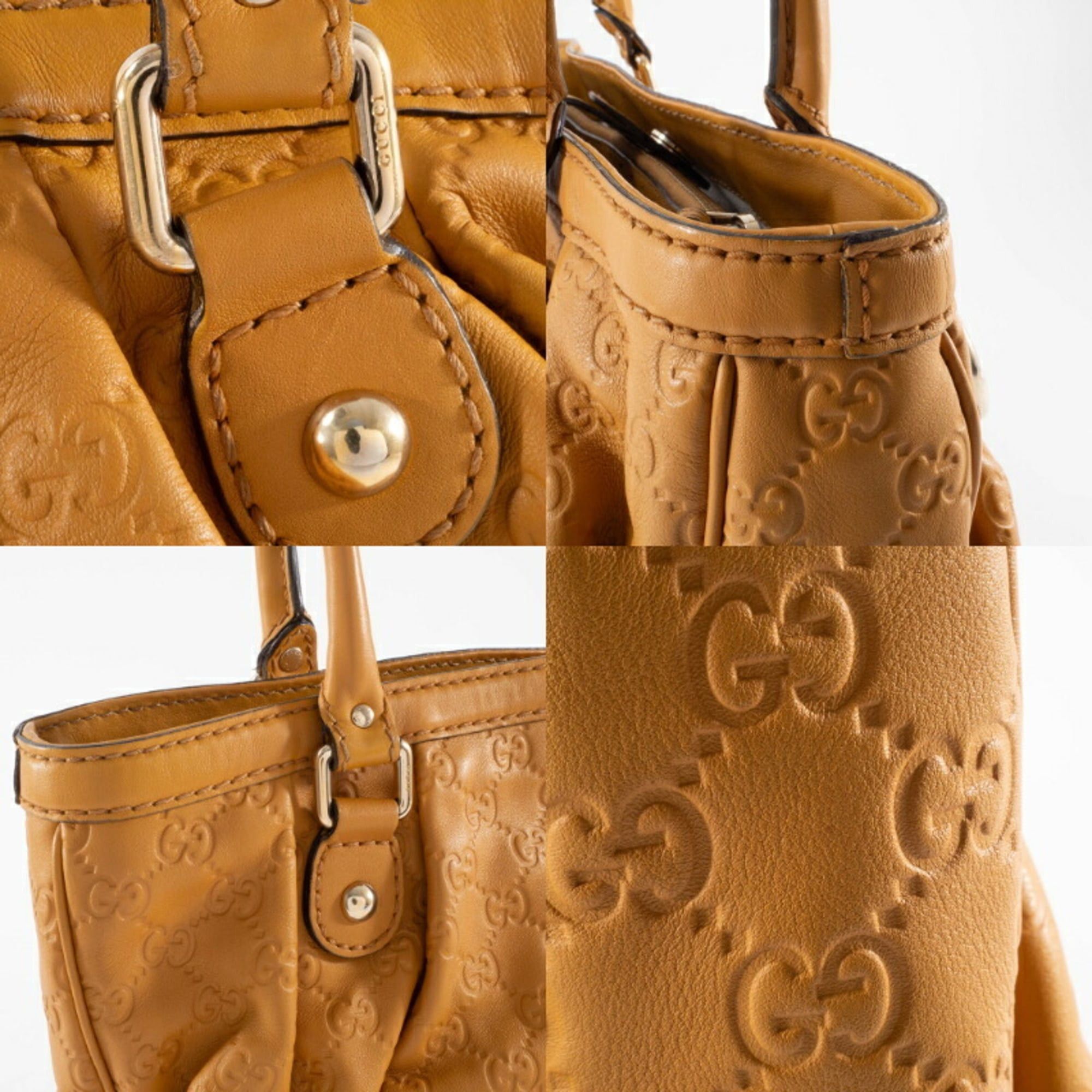 Gucci Gucci Guccissima Sukey Handbag 296835 in Brown Leather with GG Marmont Charm for Women Size ONE SIZE - 16 Thumbnail
