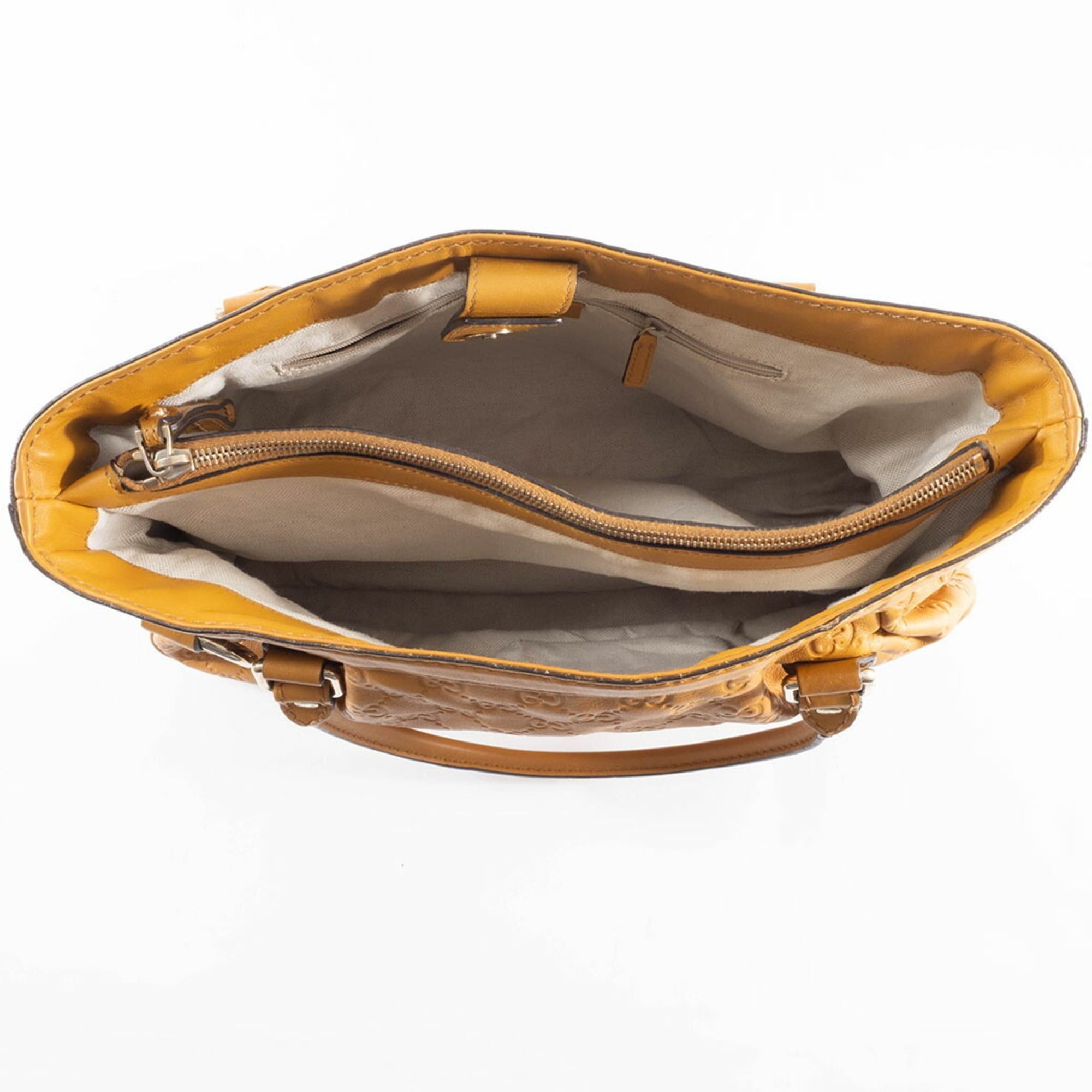 Gucci Gucci Guccissima Sukey Handbag 296835 in Brown Leather with GG Marmont Charm for Women Size ONE SIZE - 12 Thumbnail
