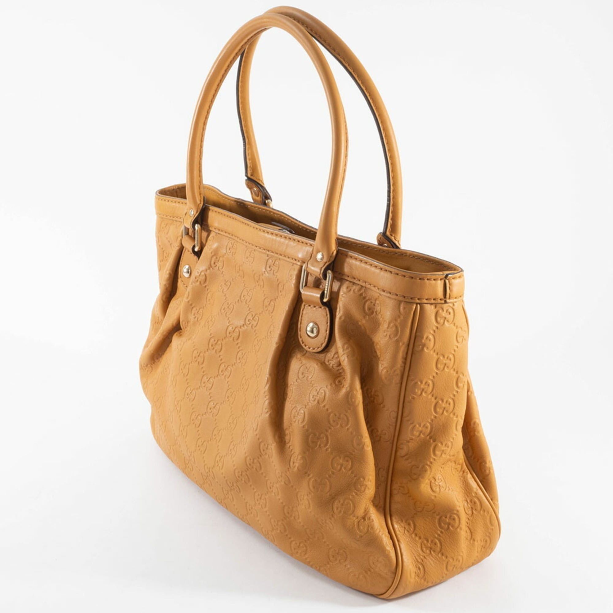 Gucci Gucci Guccissima Sukey Handbag 296835 in Brown Leather with GG Marmont Charm for Women Size ONE SIZE - 8 Thumbnail