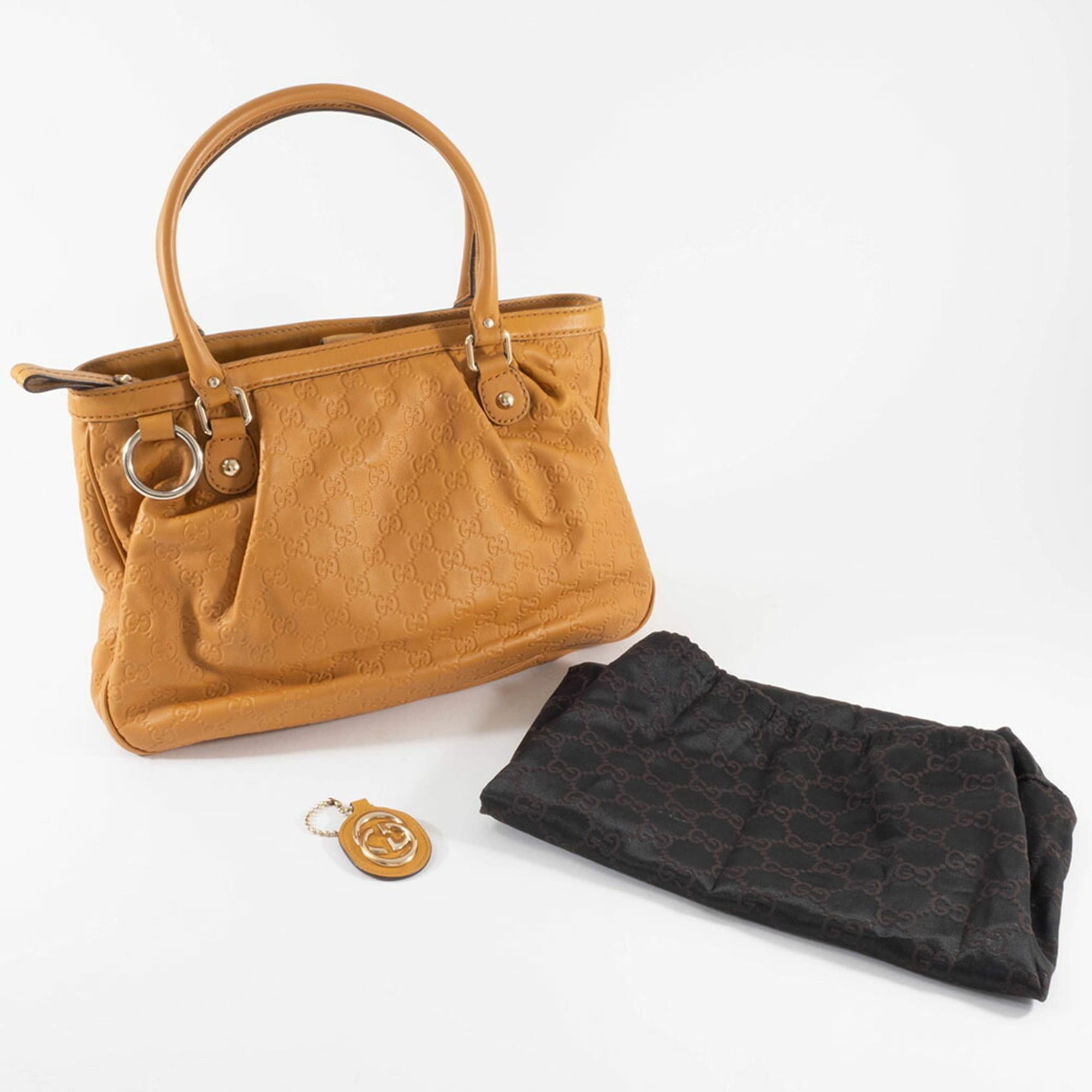 Gucci Gucci Guccissima Sukey Handbag 296835 in Brown Leather with GG Marmont Charm for Women Size ONE SIZE - 15 Thumbnail