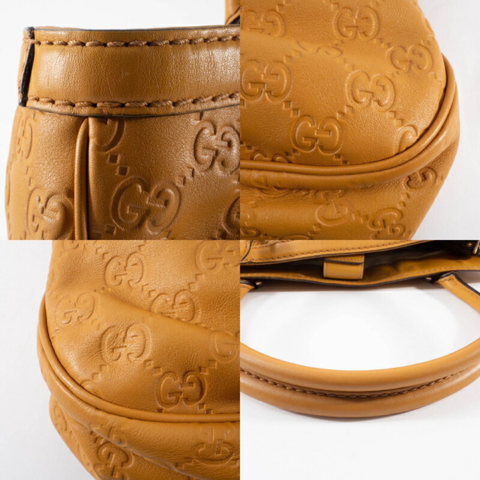 Gucci Gucci Guccissima Sukey Handbag 296835 in Brown Leather with GG Marmont Charm for Women Size ONE SIZE - 17 Thumbnail