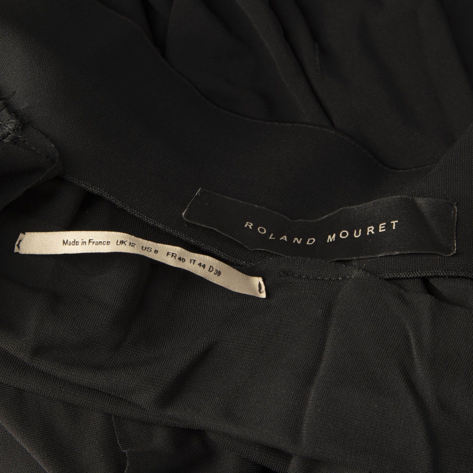 Roland Mouret Black Back Cut Out Dress Size M / US 6-8 / IT 42-44 - 5 Thumbnail