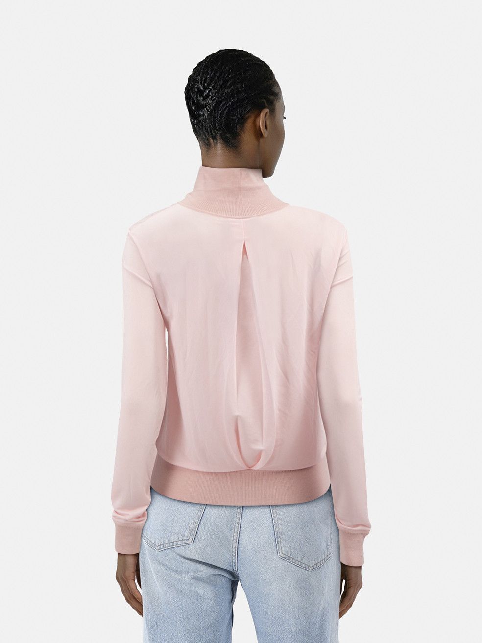 Joseph Pink Turtleneck Long Sleeve Top Size XS / US 0-2 / IT 36-38 - 2 Thumbnail