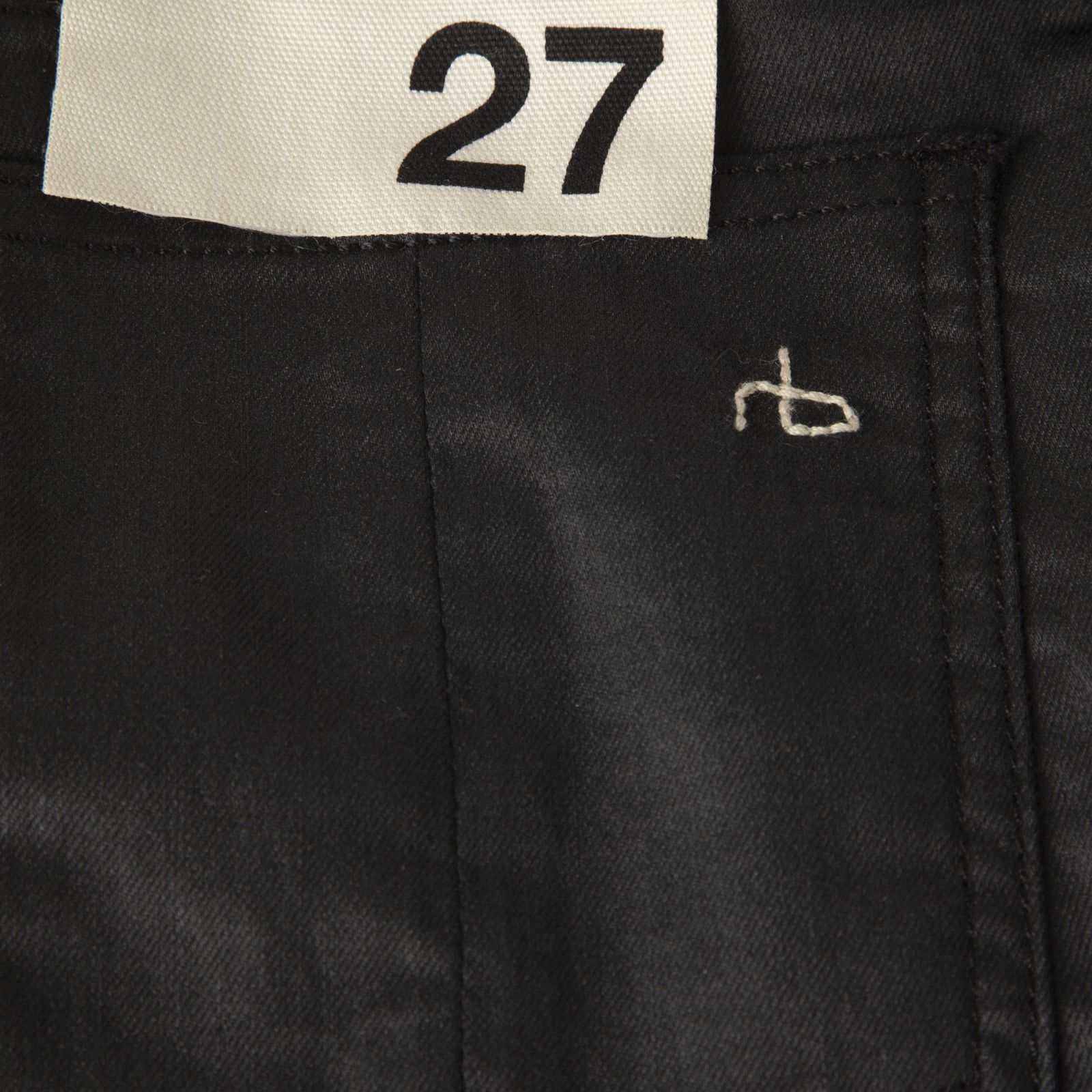 Rag & Bone Black Lightweight Denim Leggings Size 28" / US 6 / IT 42 - 3 Thumbnail