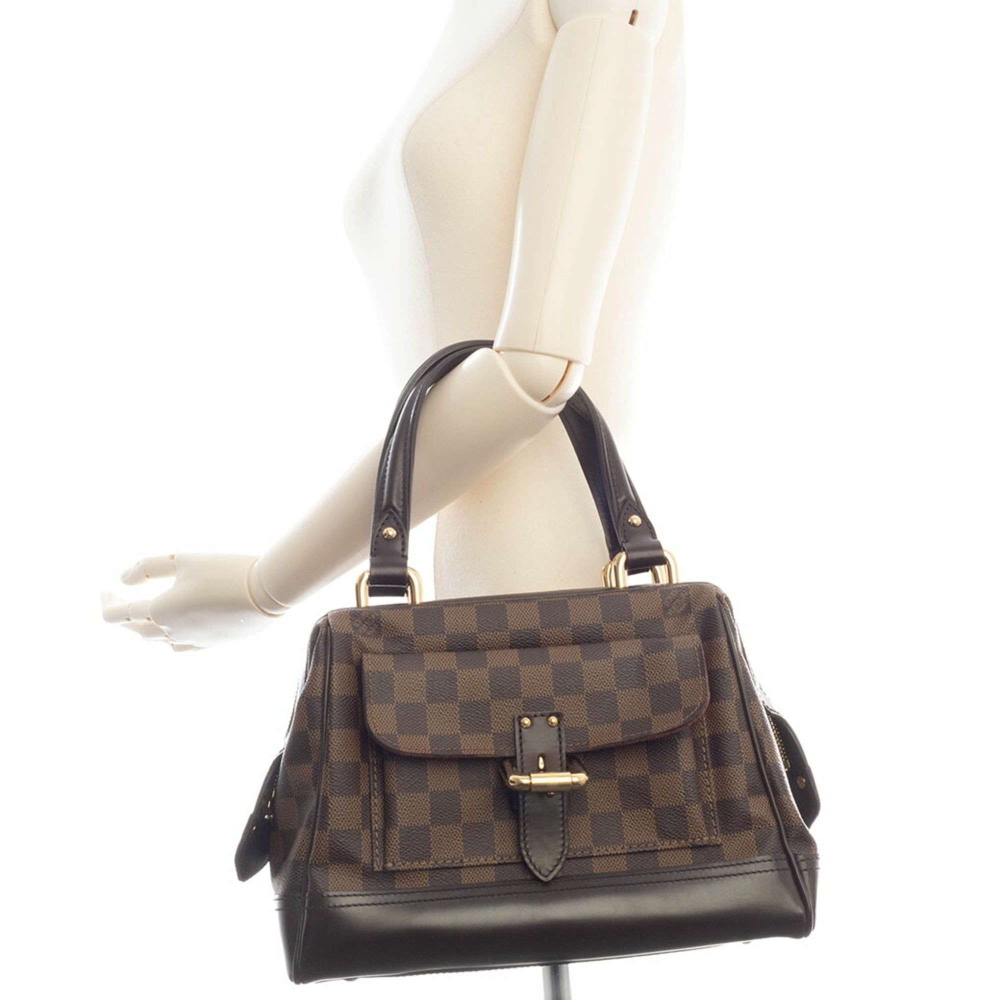 Louis Vuitton Louis Vuitton Knightsbridge Handbag N51201 Damier Ebene Canvas Women's LOUIS VUITTON Size ONE SIZE - 10 Thumbnail