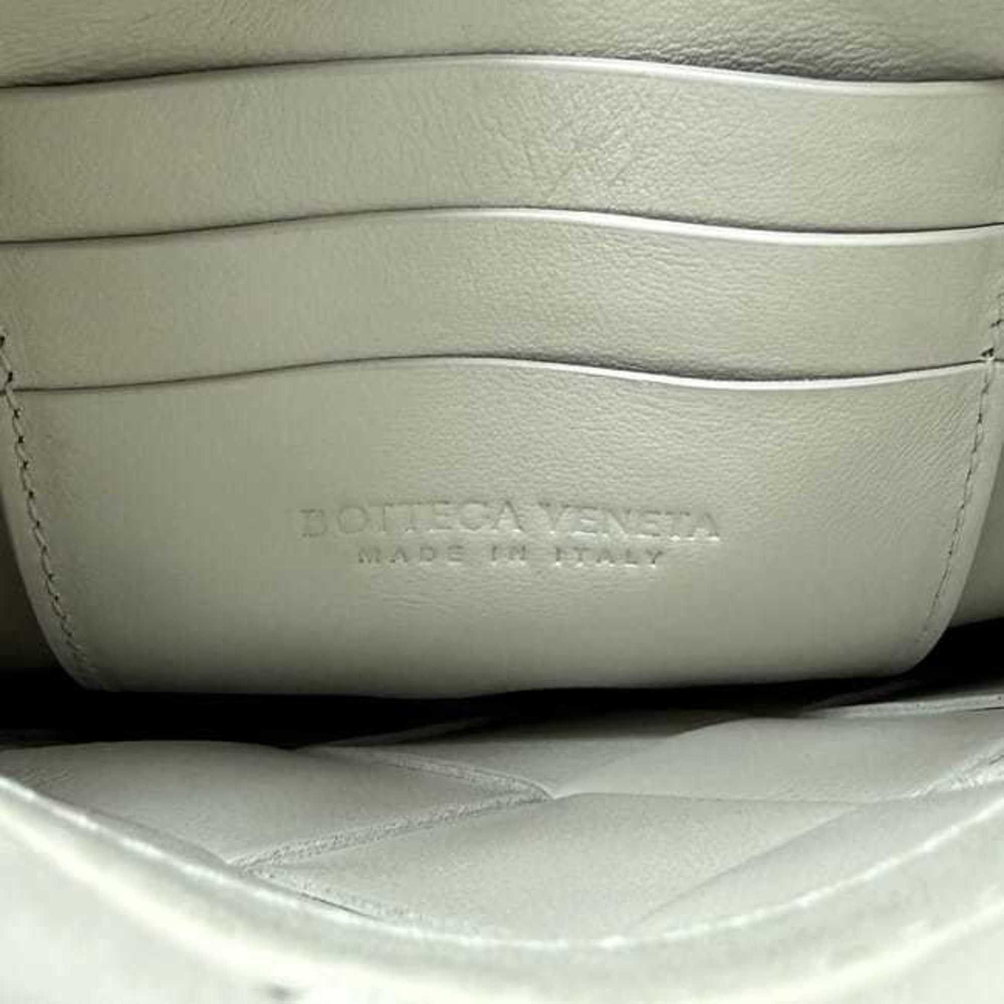 Bottega Veneta Bottega Veneta Mini Shoulder Bag ec-24866 White Intrecciato 619019 Leather Pochette S02176509X BOTTEGA VENETA Crossbody Smartphone with Jagged Edges Size ONE SIZE - 5 Thumbnail
