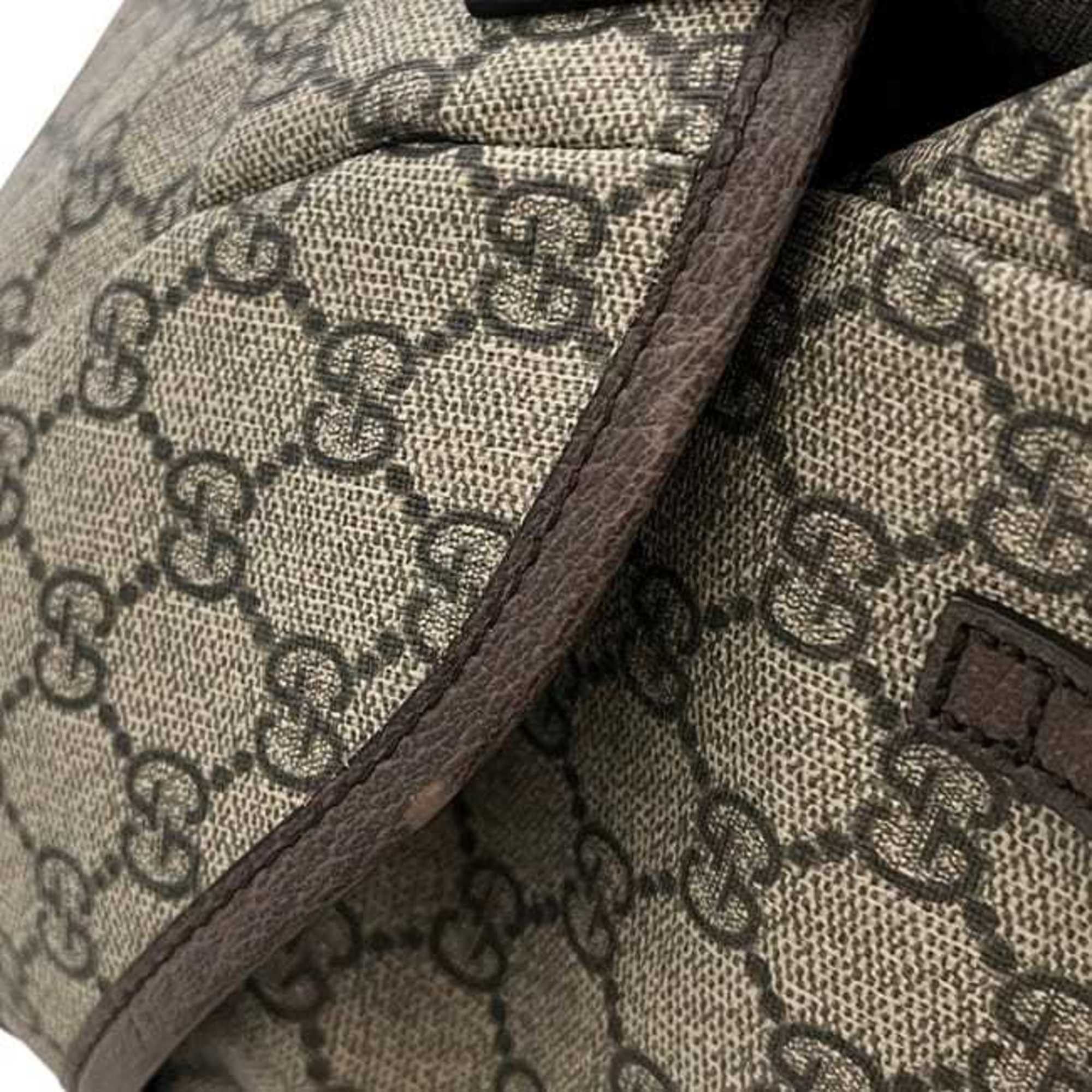 Gucci Gucci Backpack ec-24860 Beige Brown GG Supreme Sherry 460029 PVC Leather 001998 GUCCI Flap Line Women's and Men's Size ONE SIZE - 11 Thumbnail