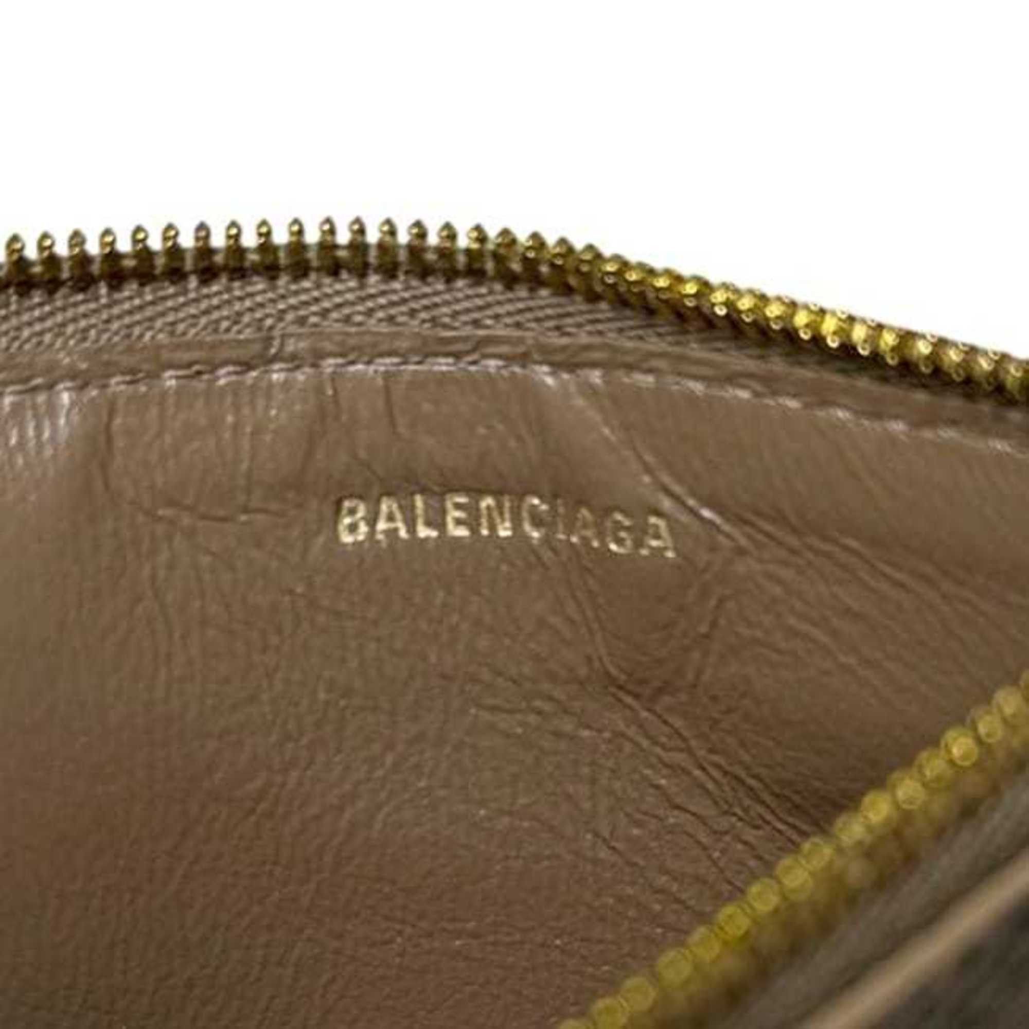 Balenciaga Balenciaga Coin Case ec-24879 Beige BB Monogram 640535 Purse Card Holder PVC Leather 2762 0 568148 BALENCIAGA Wallet Men's Women's Size ONE SIZE - 9 Thumbnail