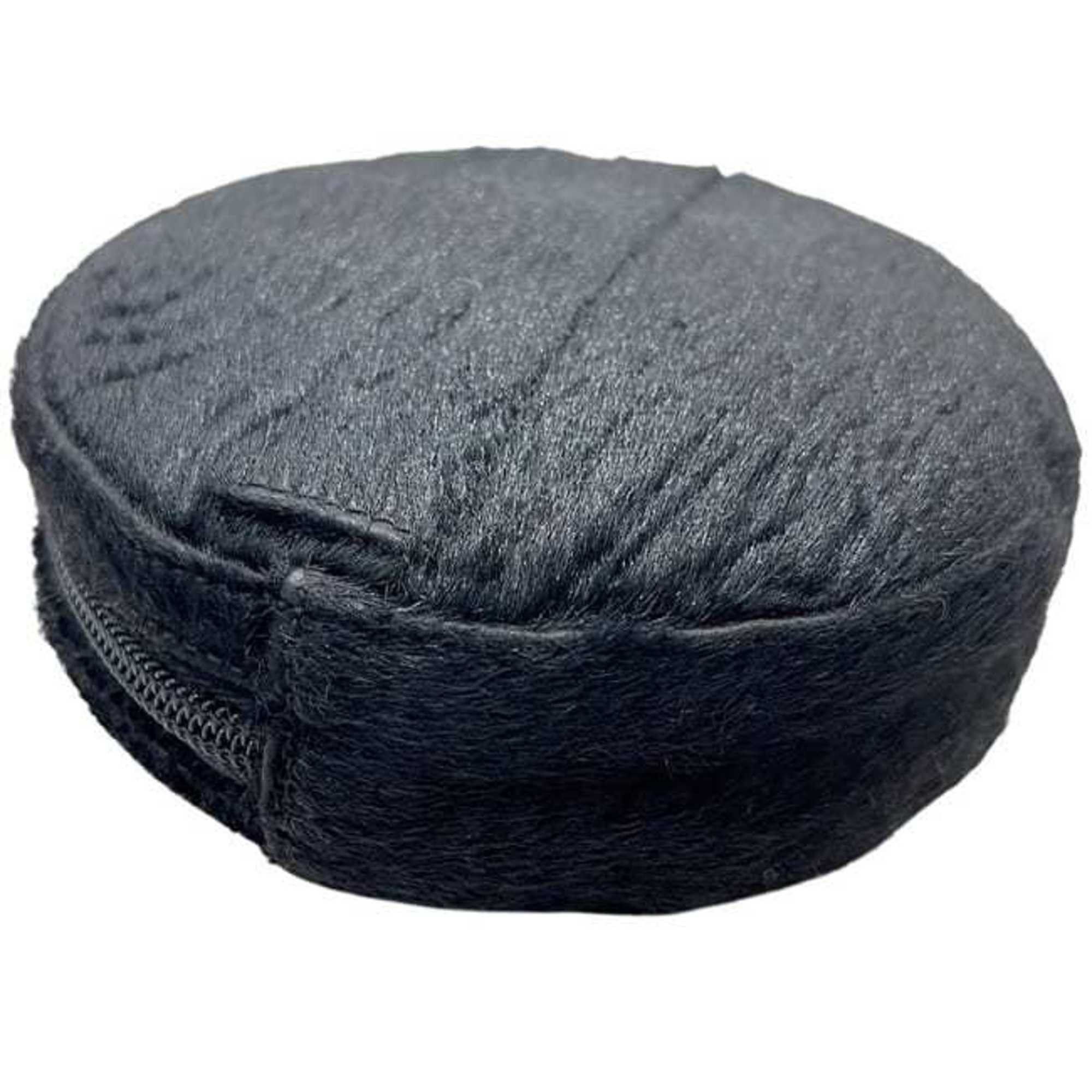 Prada Prada pouch ec-24868 Black NERO Harako leather 78 PRADA round with fur, men's and women's plate fur Size ONE SIZE - 9 Thumbnail