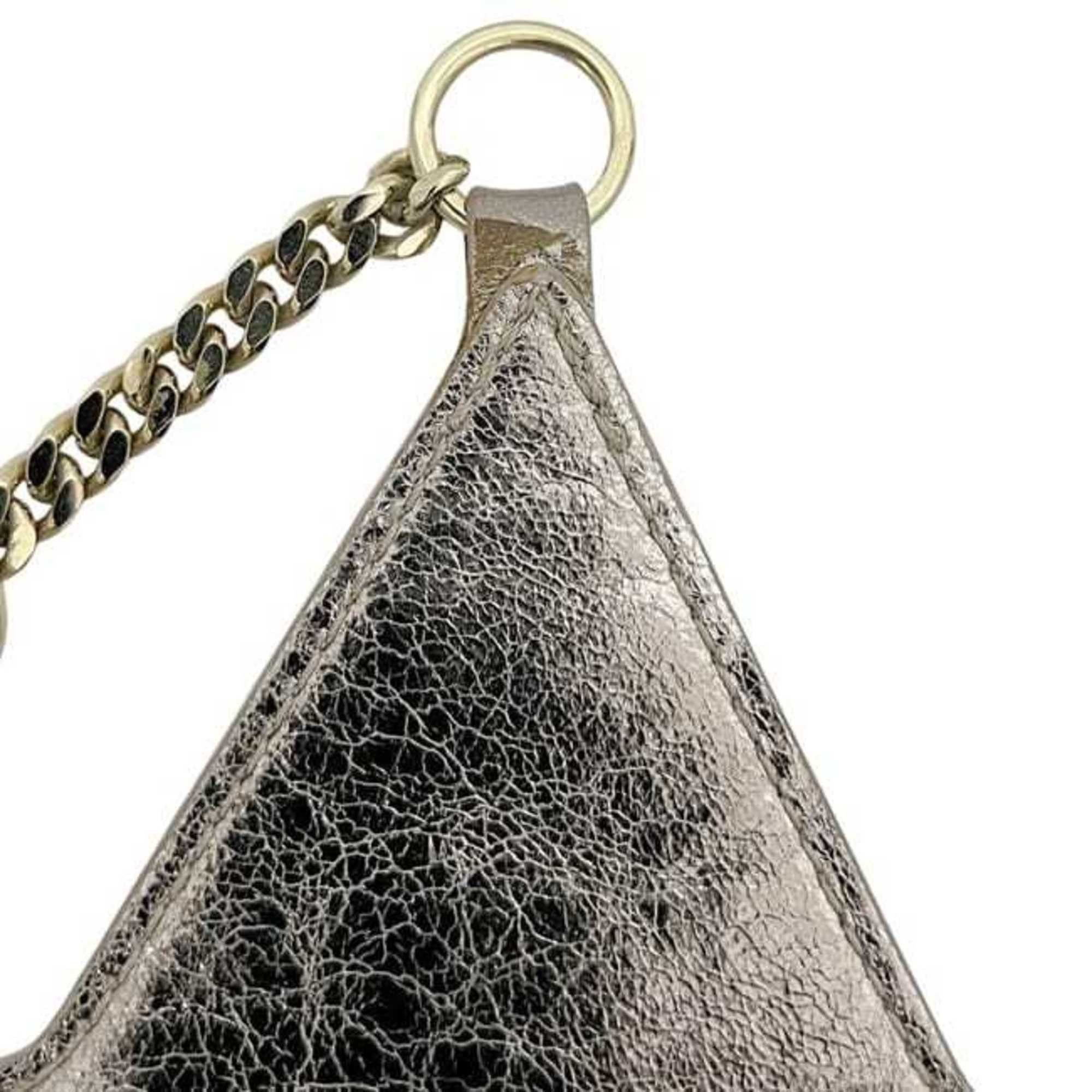 Jimmy Choo Jimmy Choo pouch ec-24756 gold J000047609001 leather 3D8DC0 JIMMY CHOO star coin purse for men and women with carabiner Size ONE SIZE - 8 Thumbnail